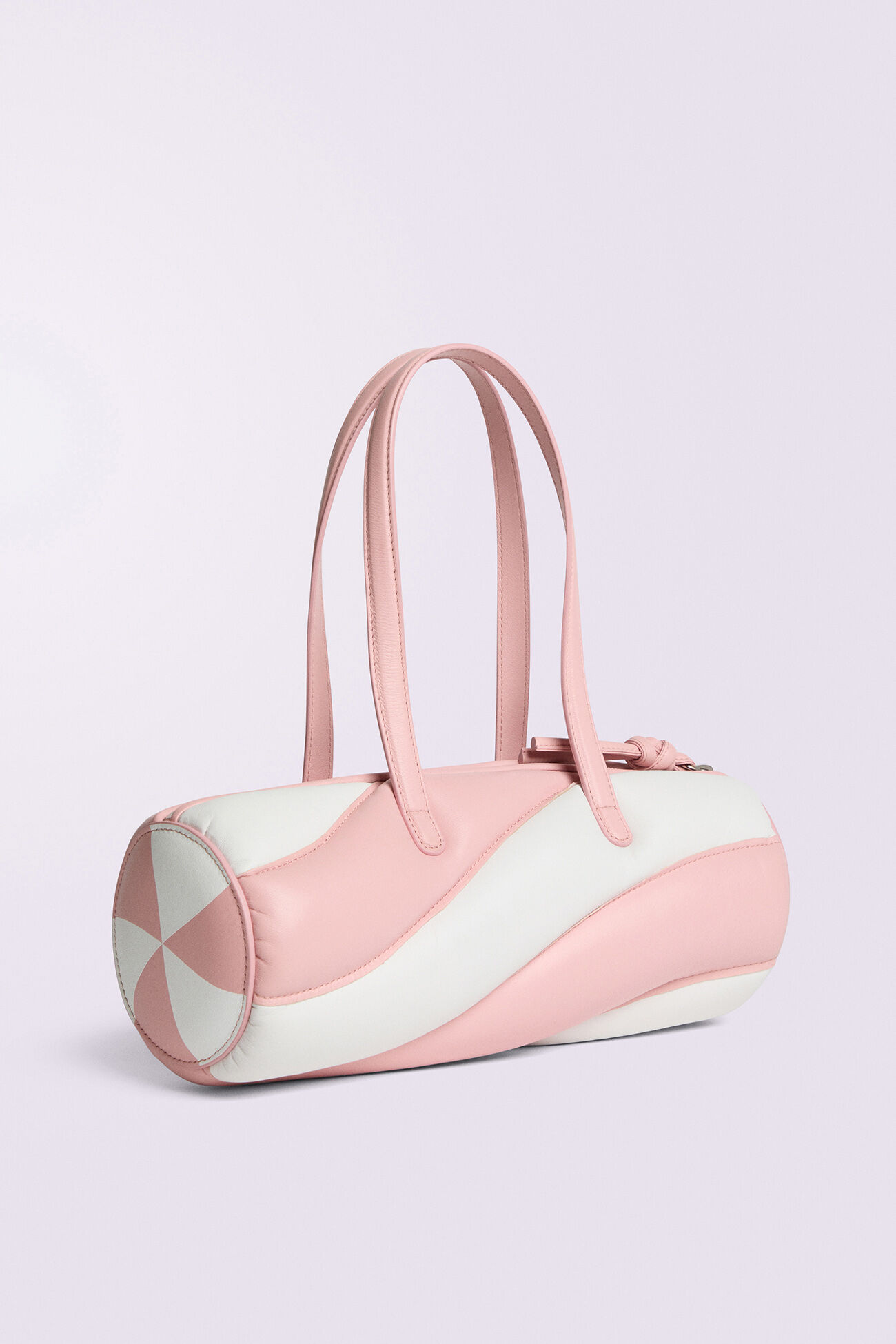 Mella Leather Baguette Bag Multi
