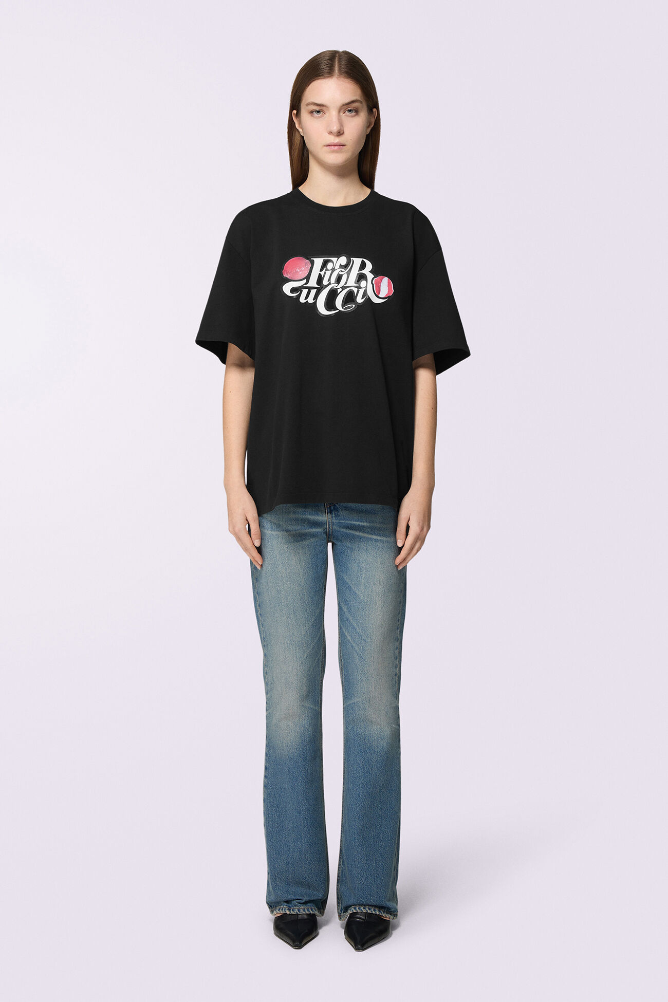 Unisex Lollipop Logo T-Shirt Black