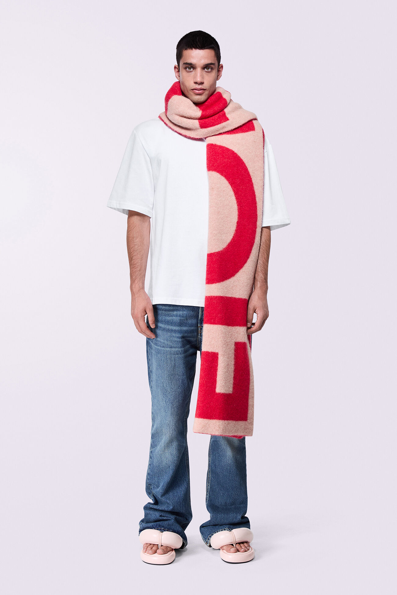 Logo Scarf Red