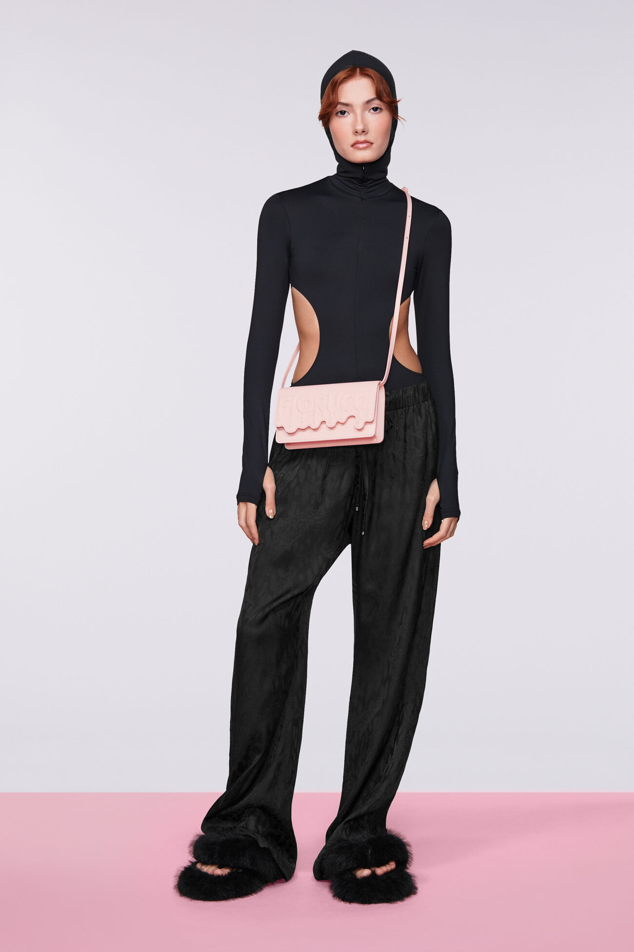 Unisex Banimalier Jacquard Trousers Black