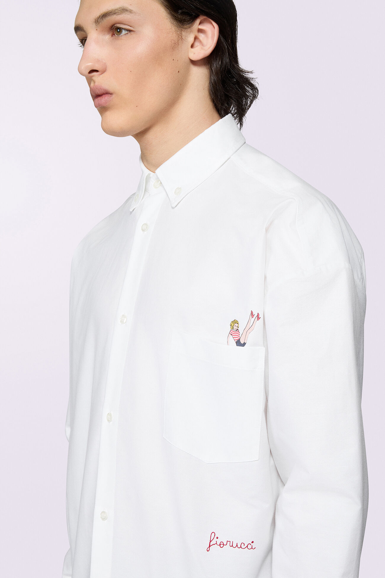 Pin Up Lover Shirt White