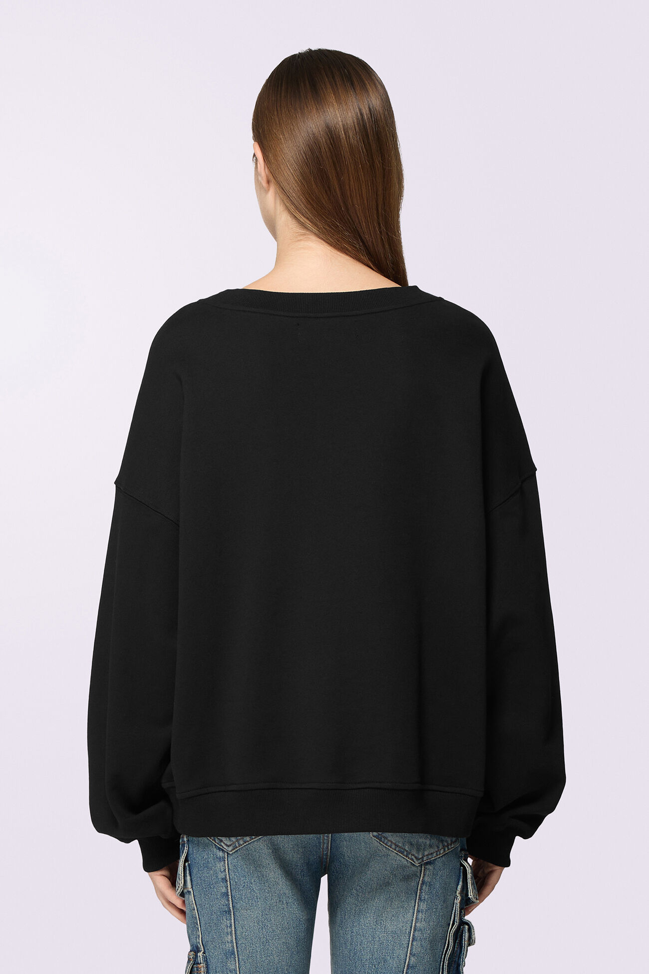 Unisex Angels Patch Sweatshirt Black