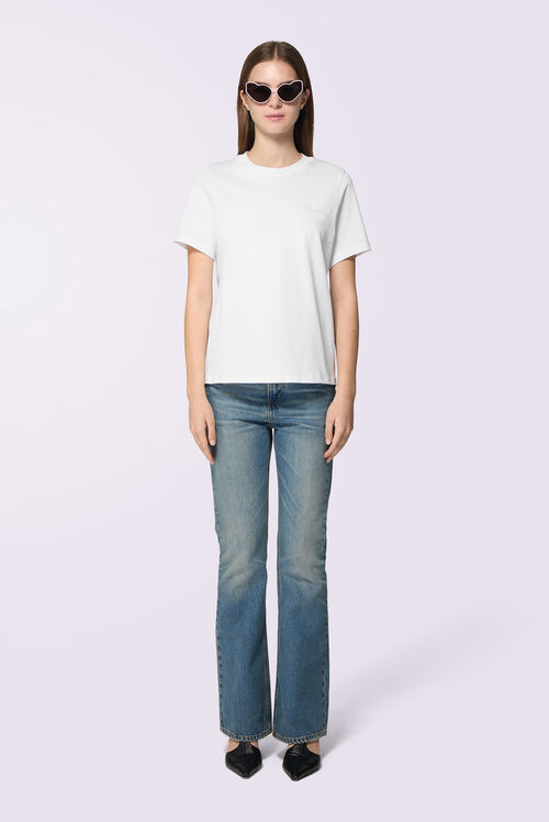 Cursive Logo T-Shirt White