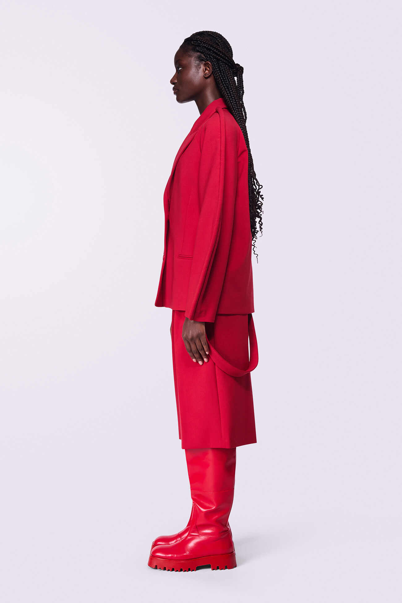 Puff Blazer Red