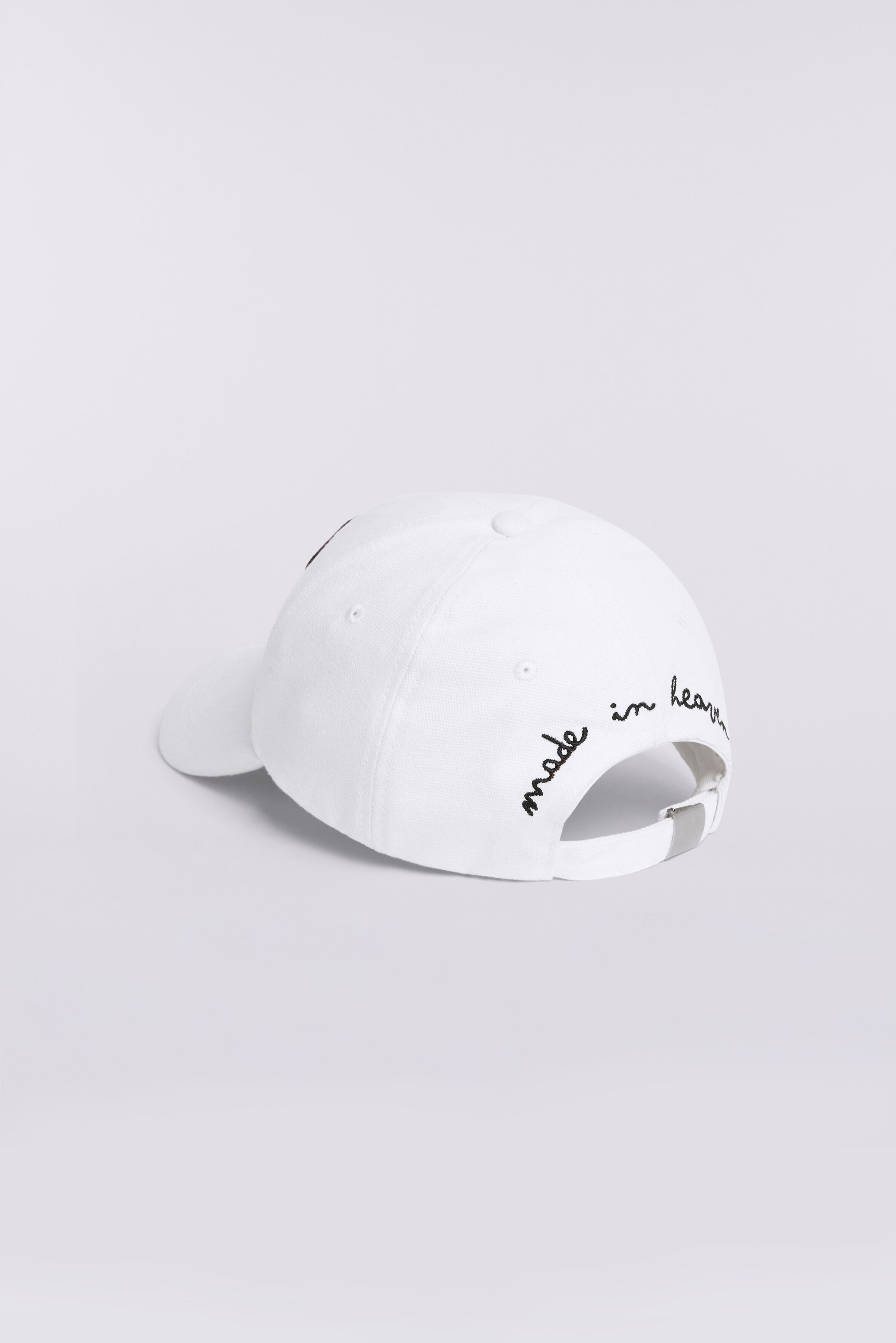 Heart Patch Cap White