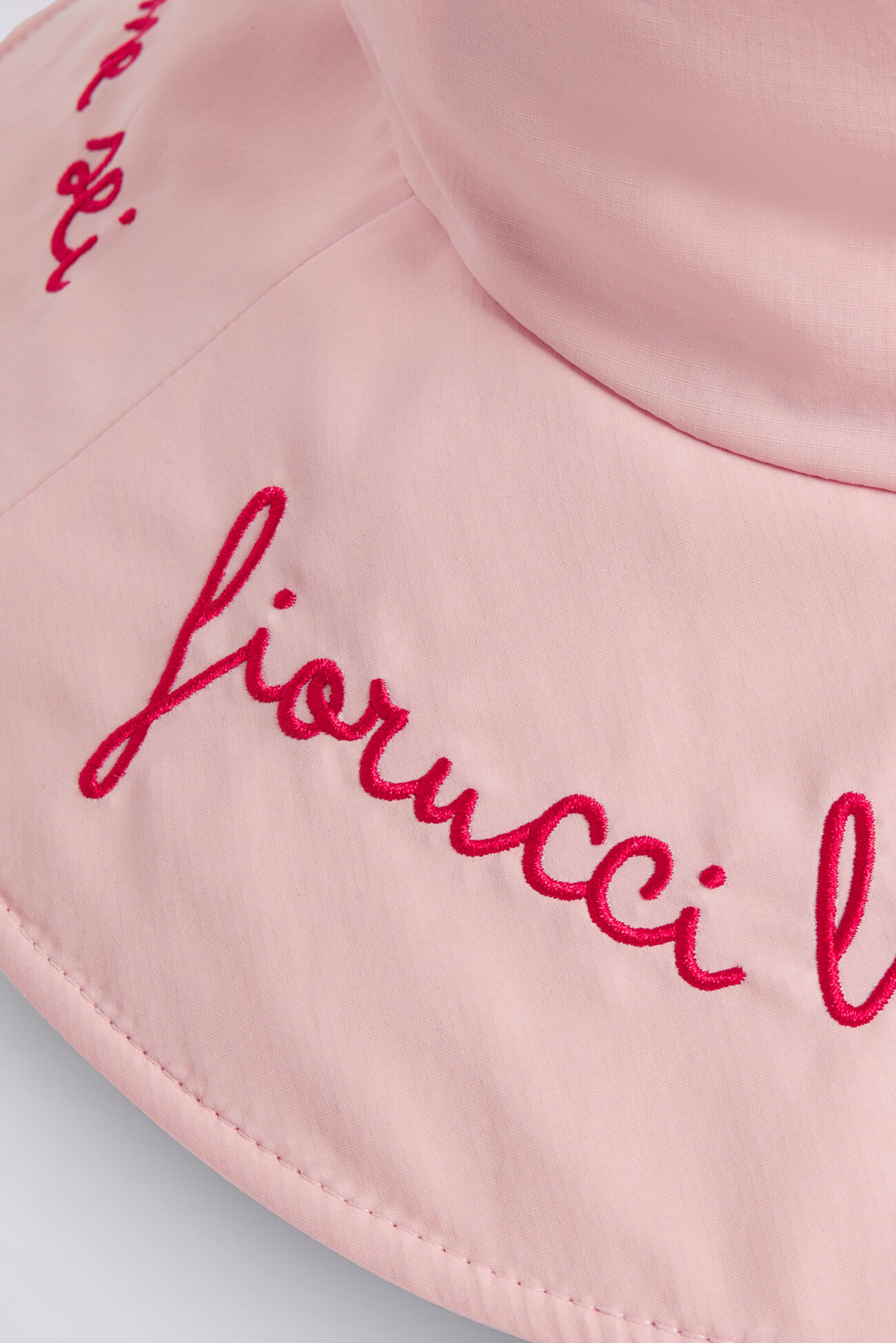 Embroidered Bucket Hat Pink