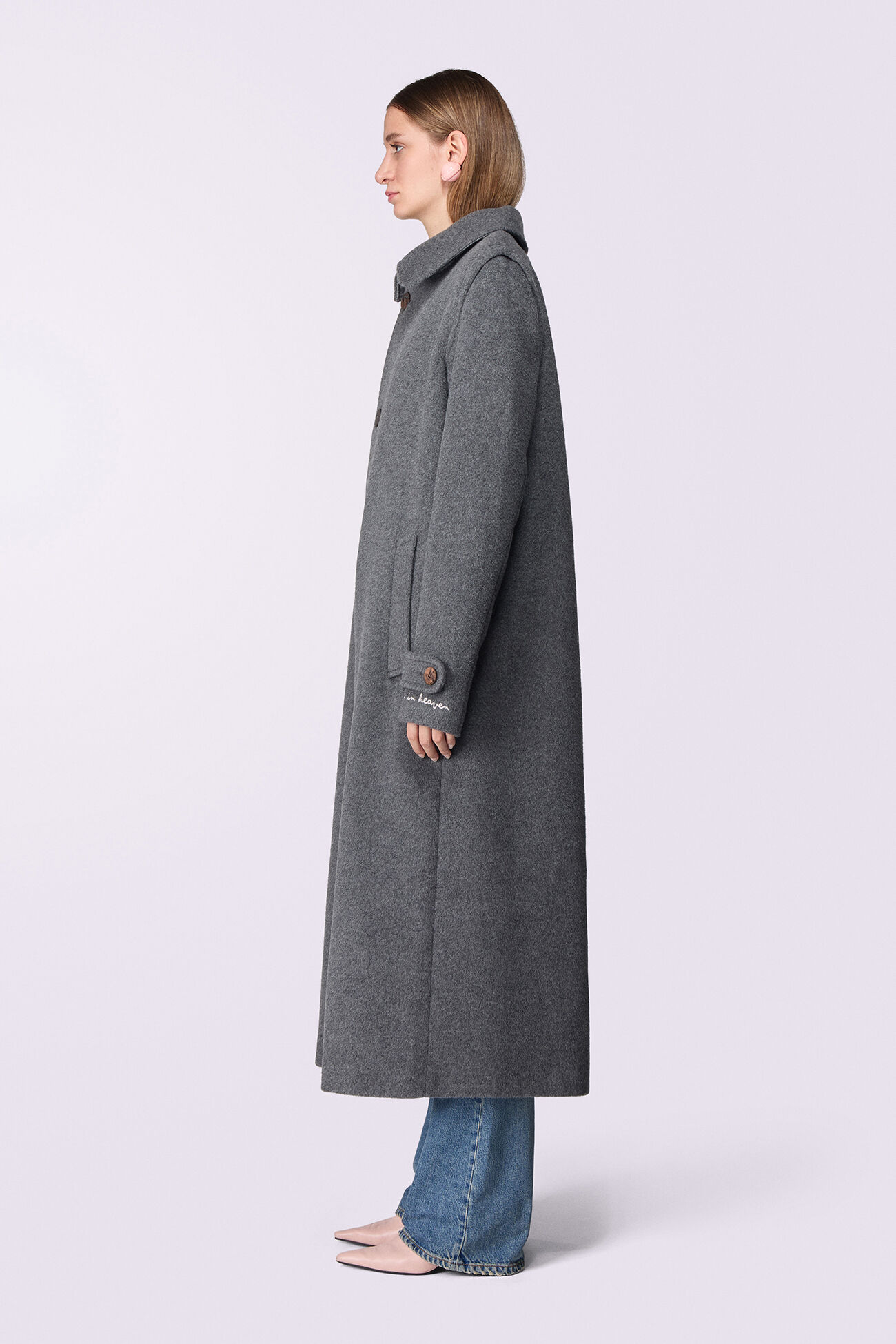 Unisex Popsicle Loden Coat Grey