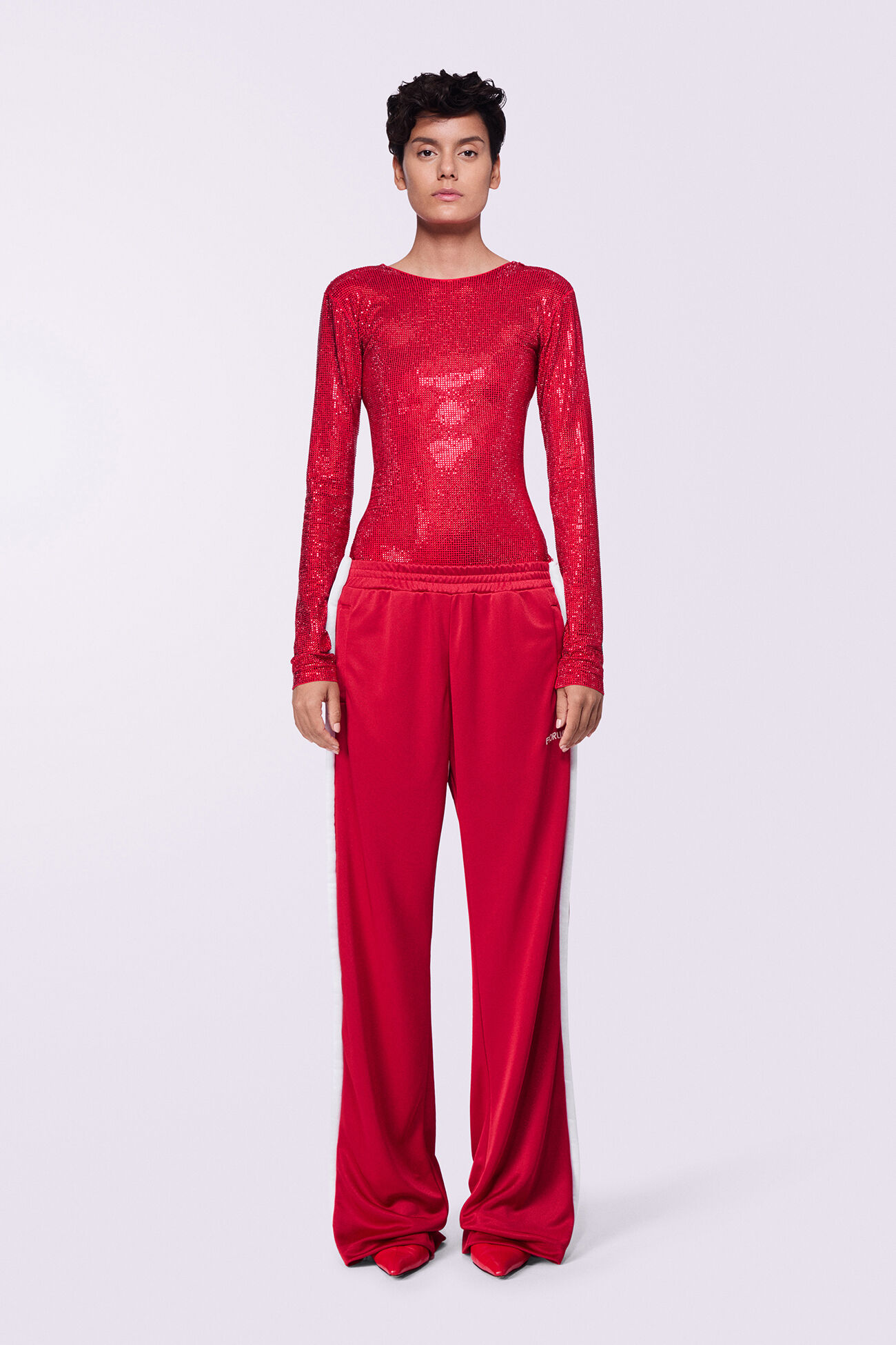 Unisex Tracksuit Joggers Red
