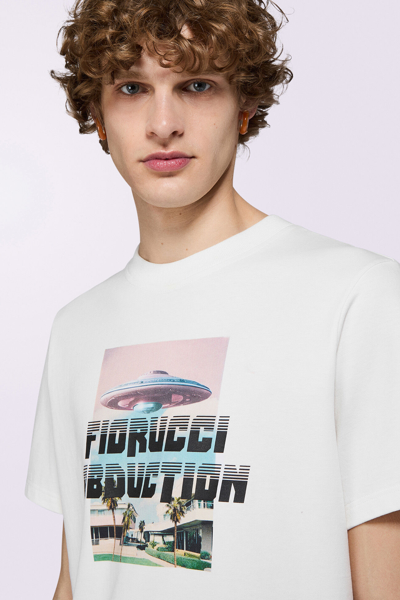 Abduction Regular T-Shirt Cream