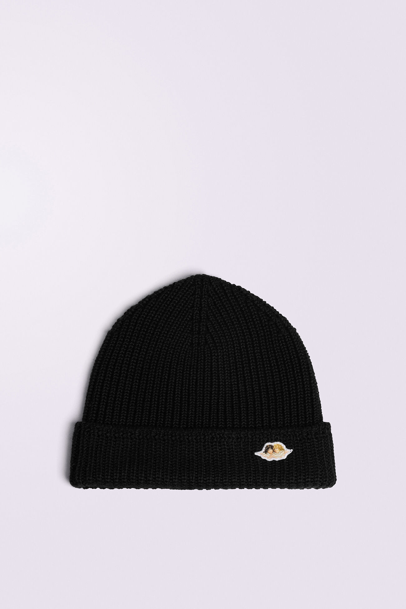 Angels Patch Beanie Black