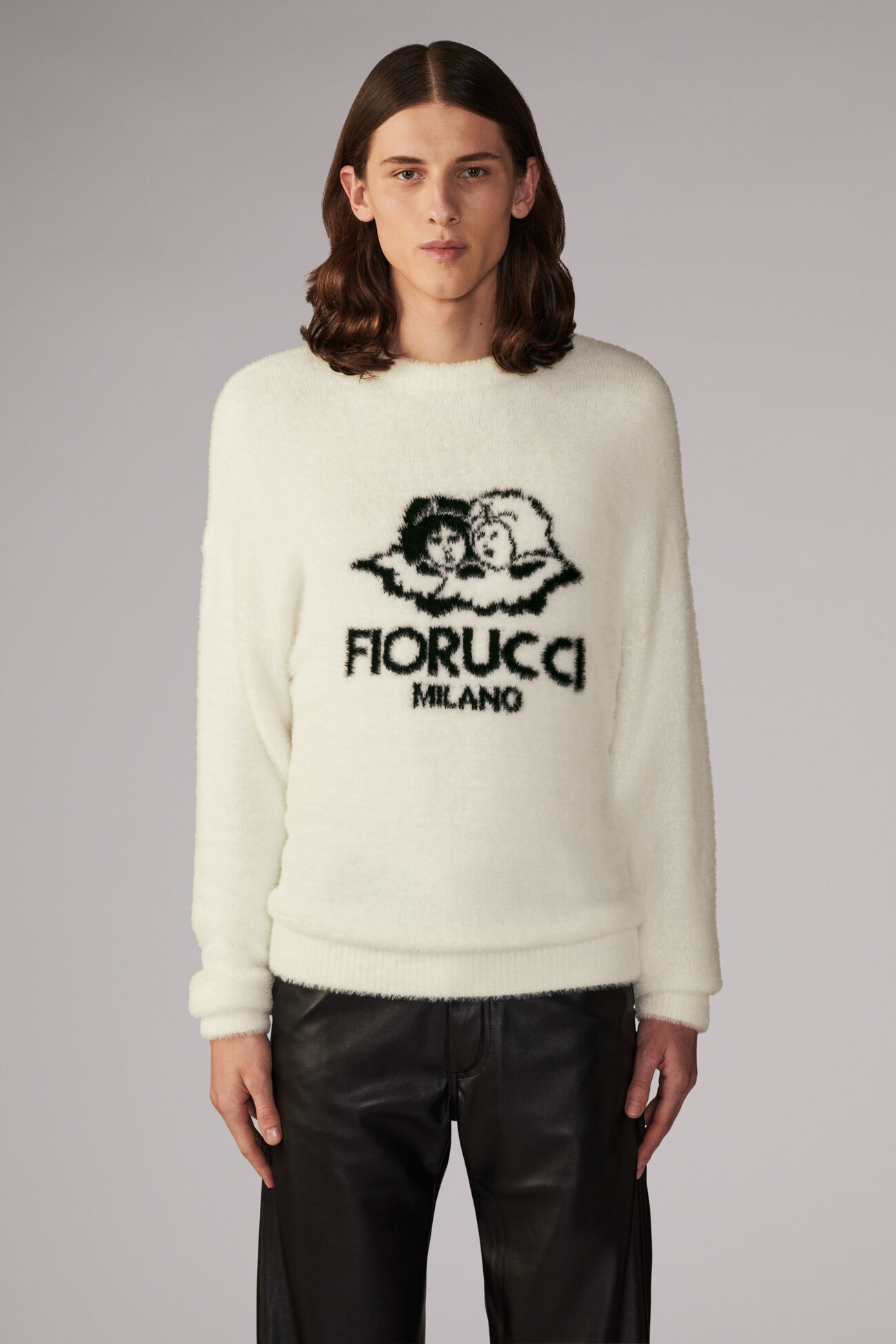 Unisex Milano Angels Knit Jumper White