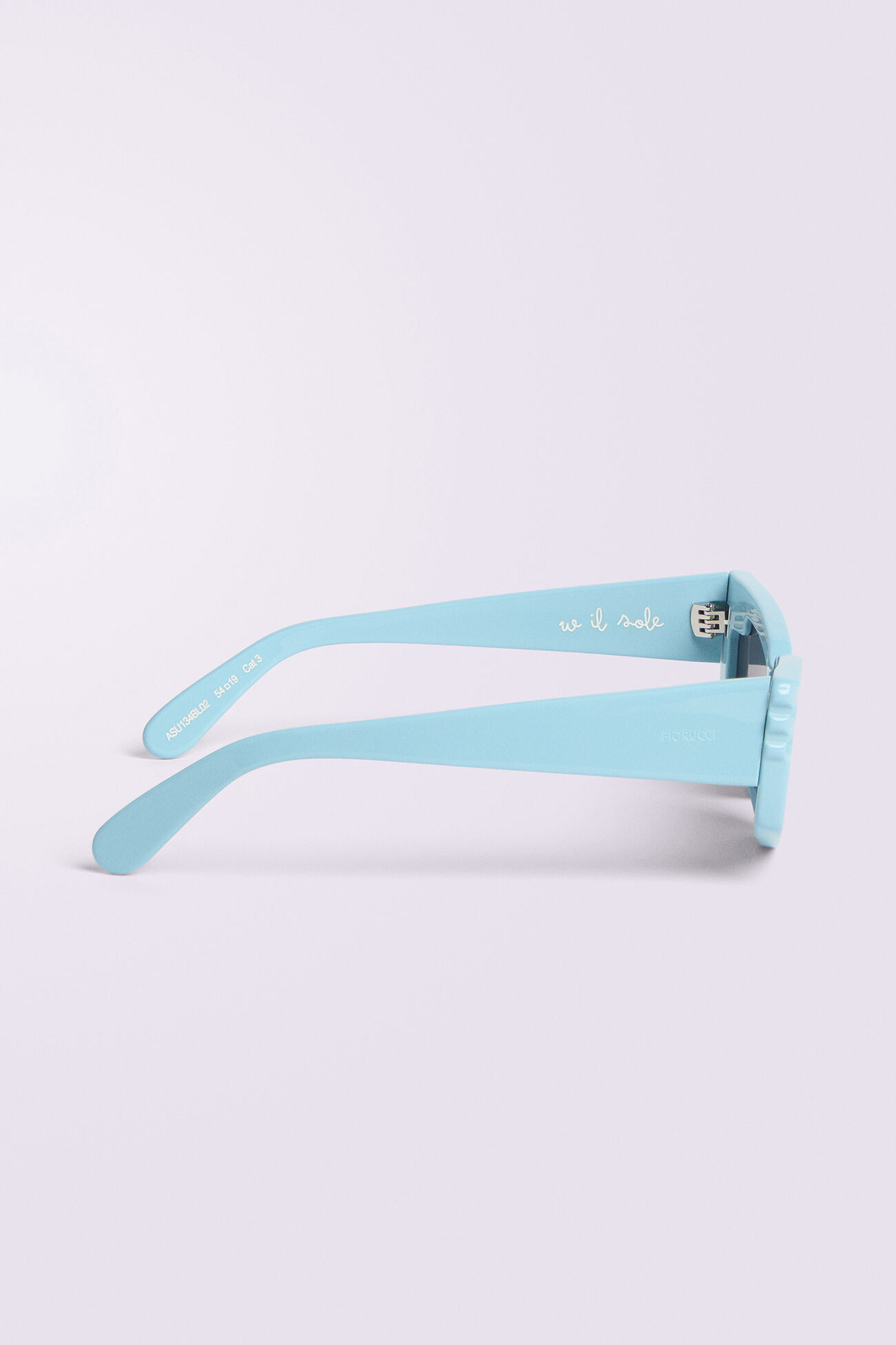 Rectangular Wing Sunglasses Blue