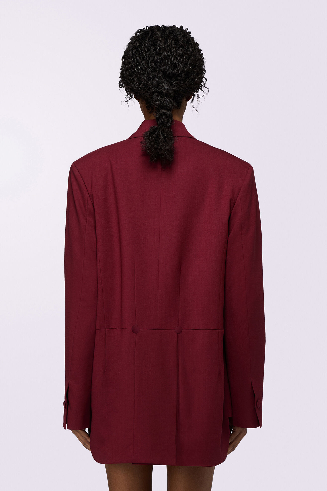 Double Breasted Blazer Red