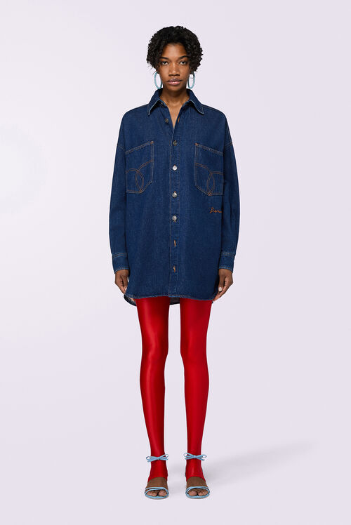 Semi-Footed Leggings Red