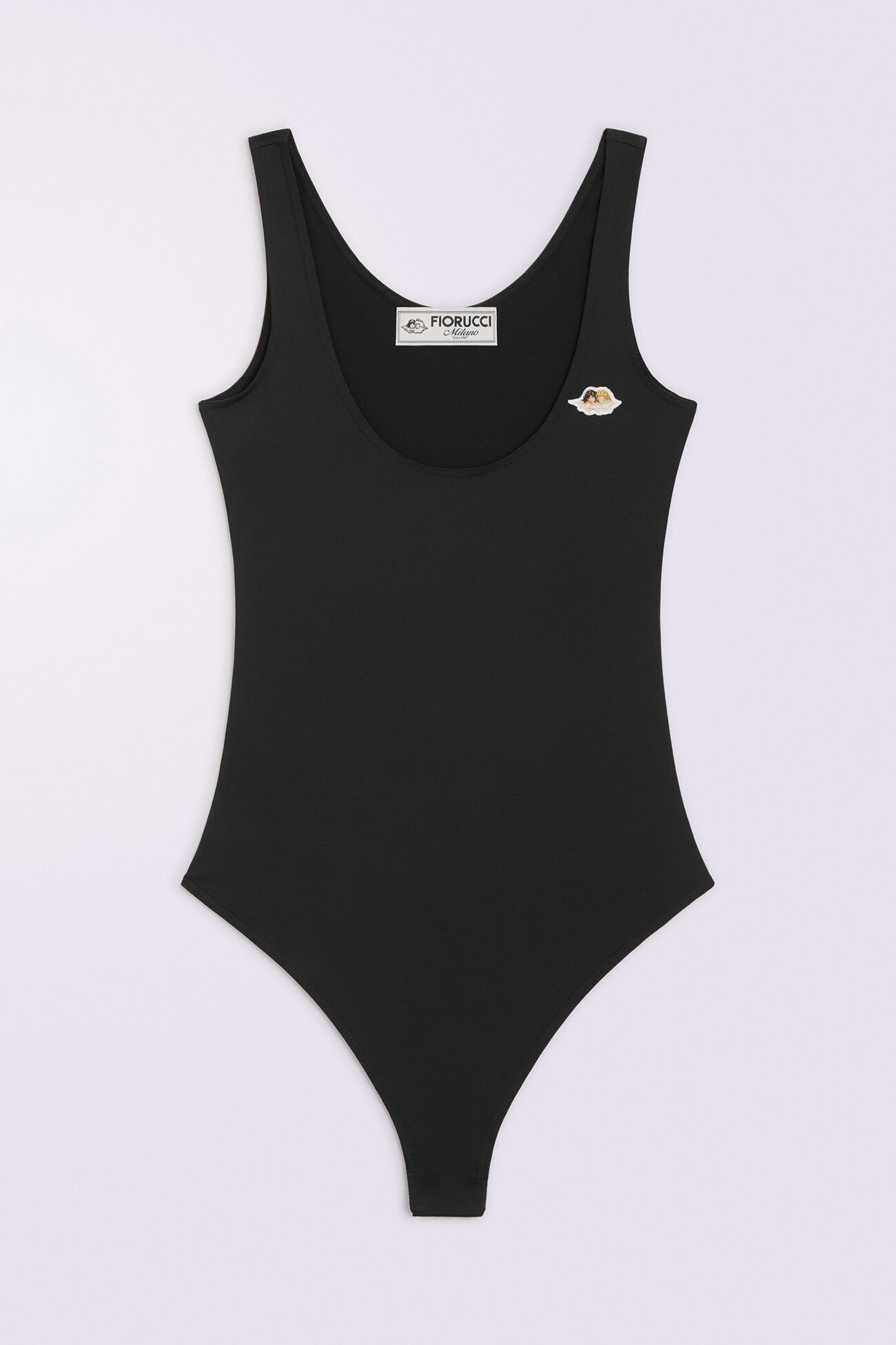 Angels Patch Bodysuit Black