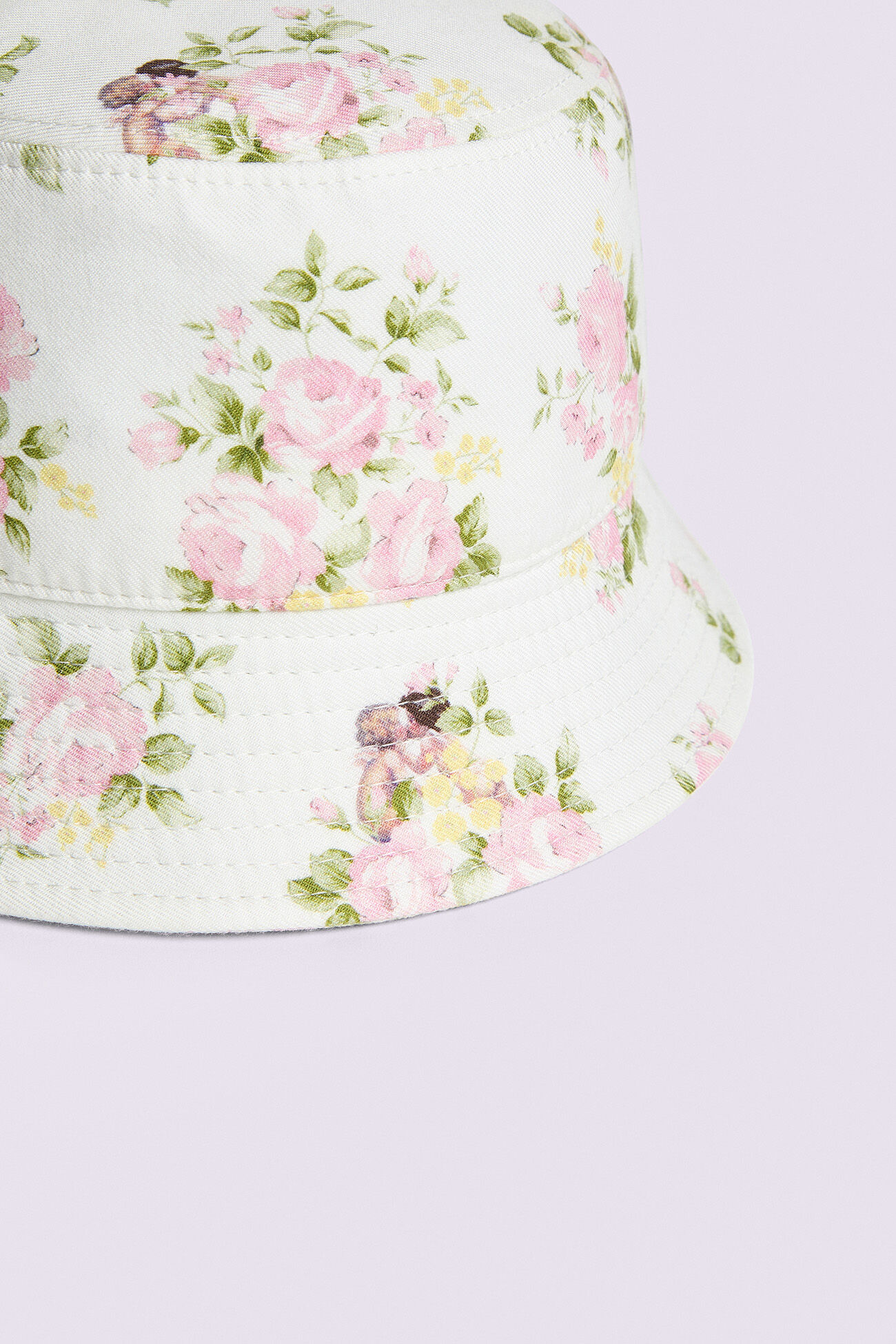 Floral Angel Bucket Hat Multi