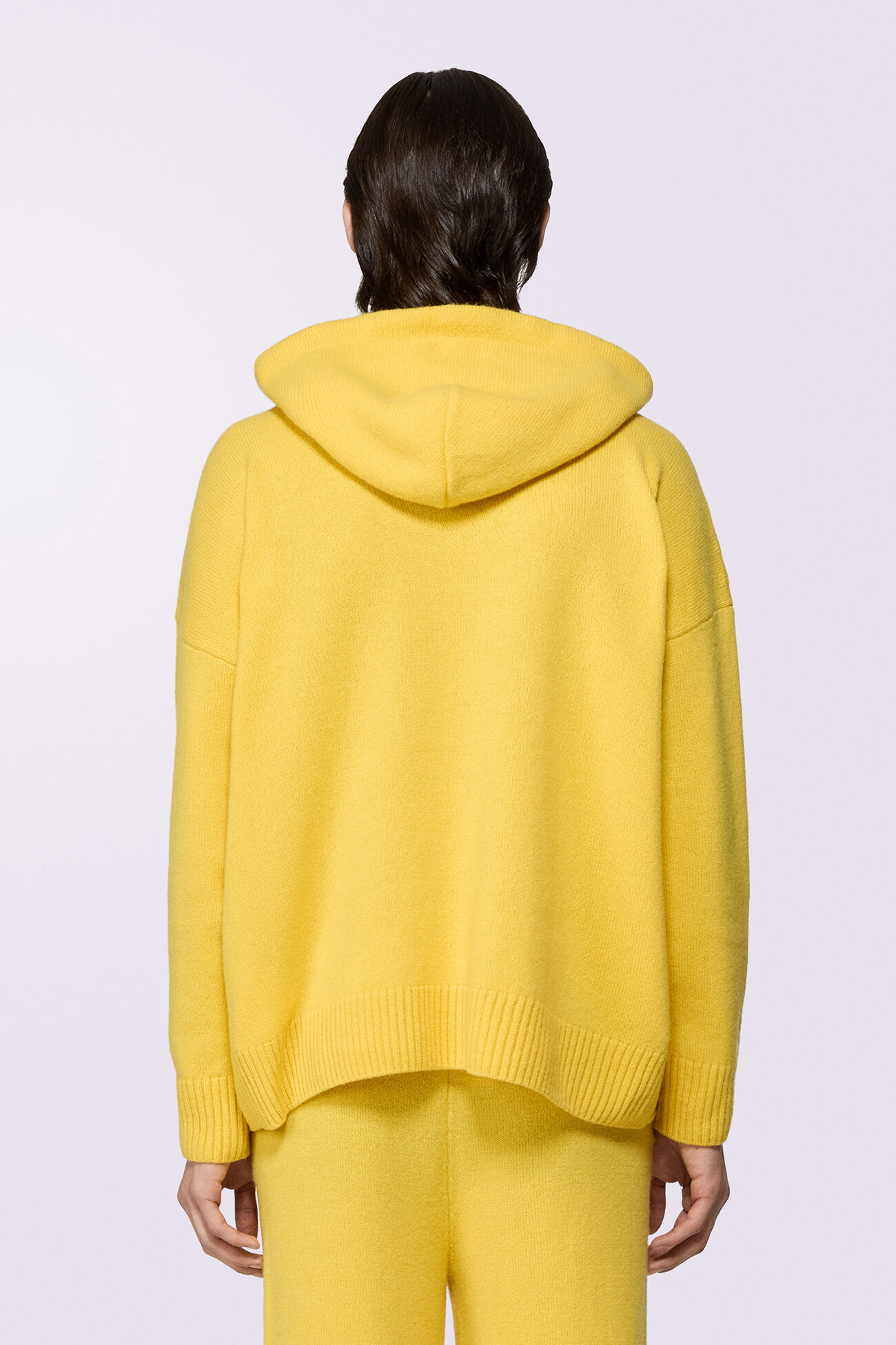 Angels Patch Cashmere Hoodie Yellow