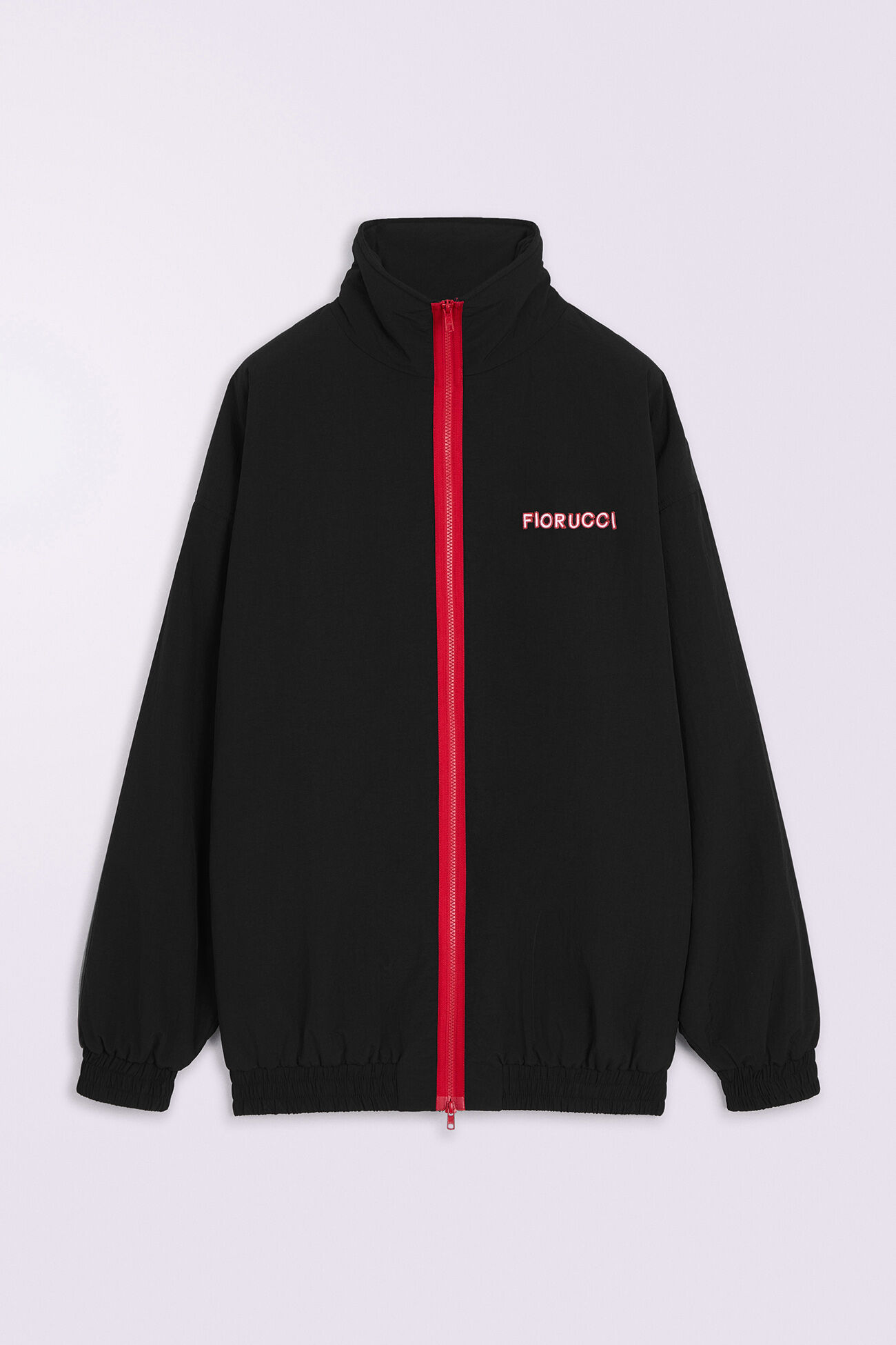 Hot Winter Tricolor Stripe Jacket Black