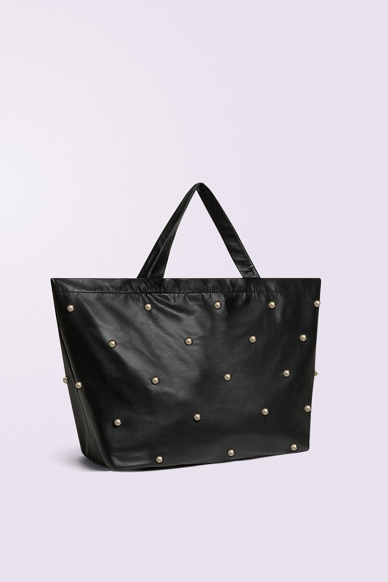 Stud Tote Bag Black