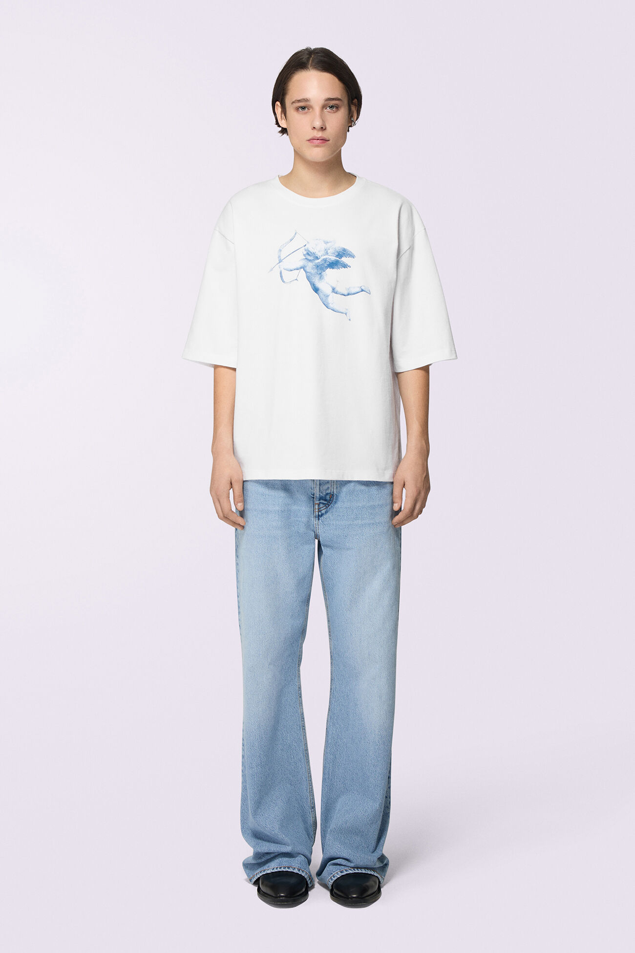 Unisex Cupid Graphic T-Shirt White
