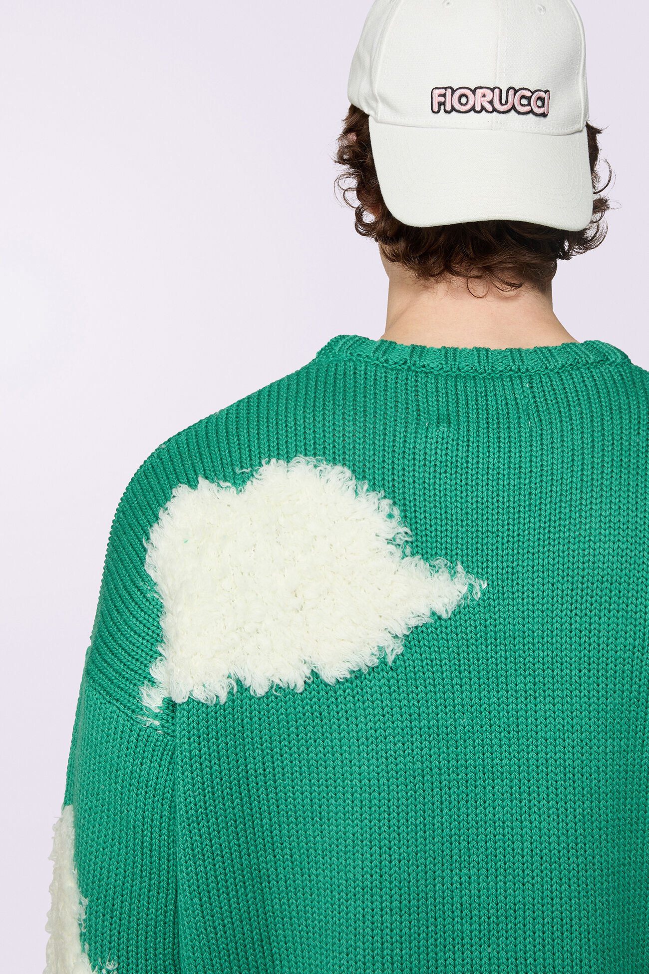 Angels Clouds Knit Jumper Green
