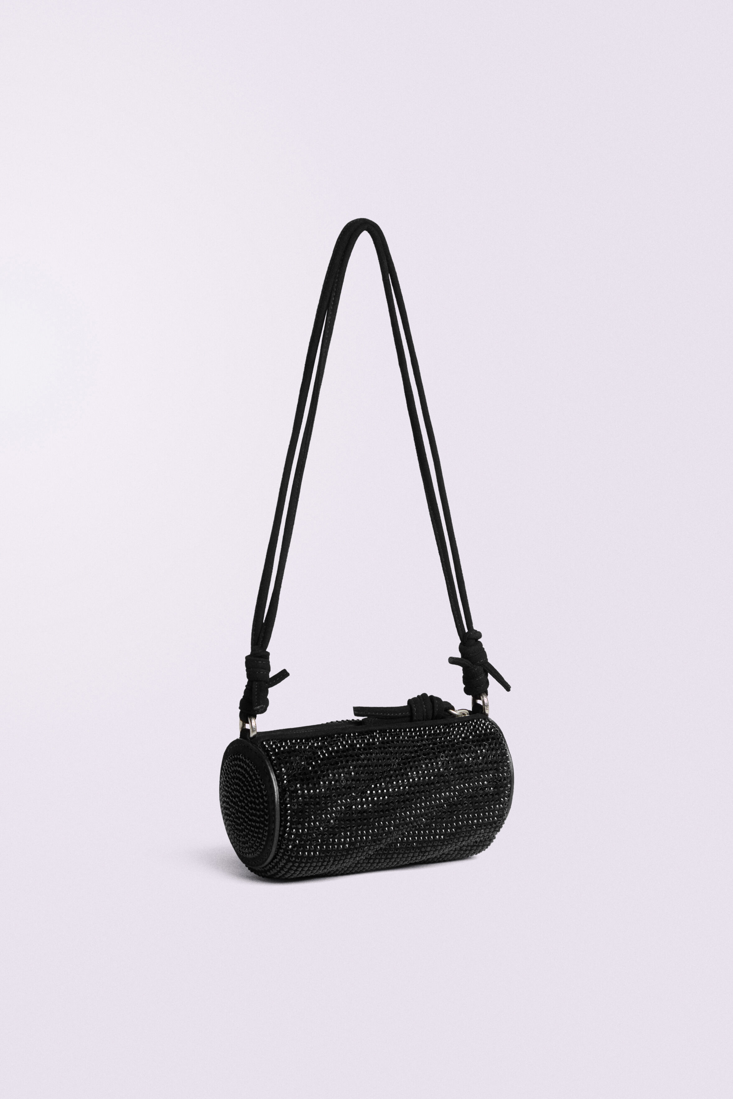 Mella Rhinestone Micro Bag Black