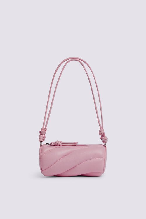 Mella Leather Mini Bag Pink