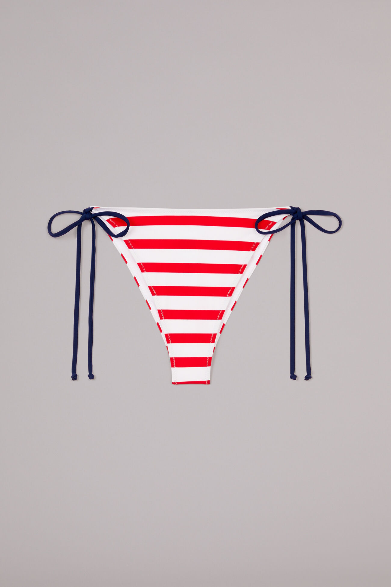 MC2 Stripe Bikini Bottom Red