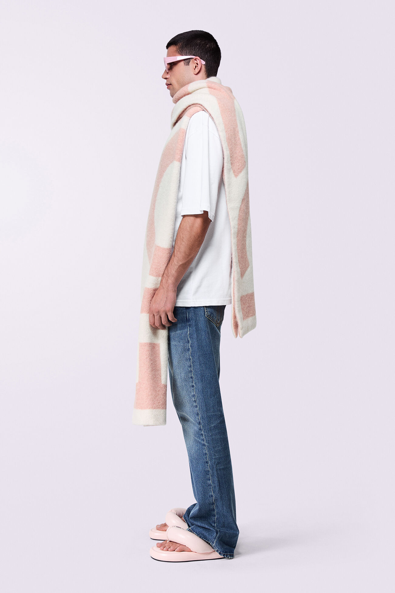 Logo Scarf Pink