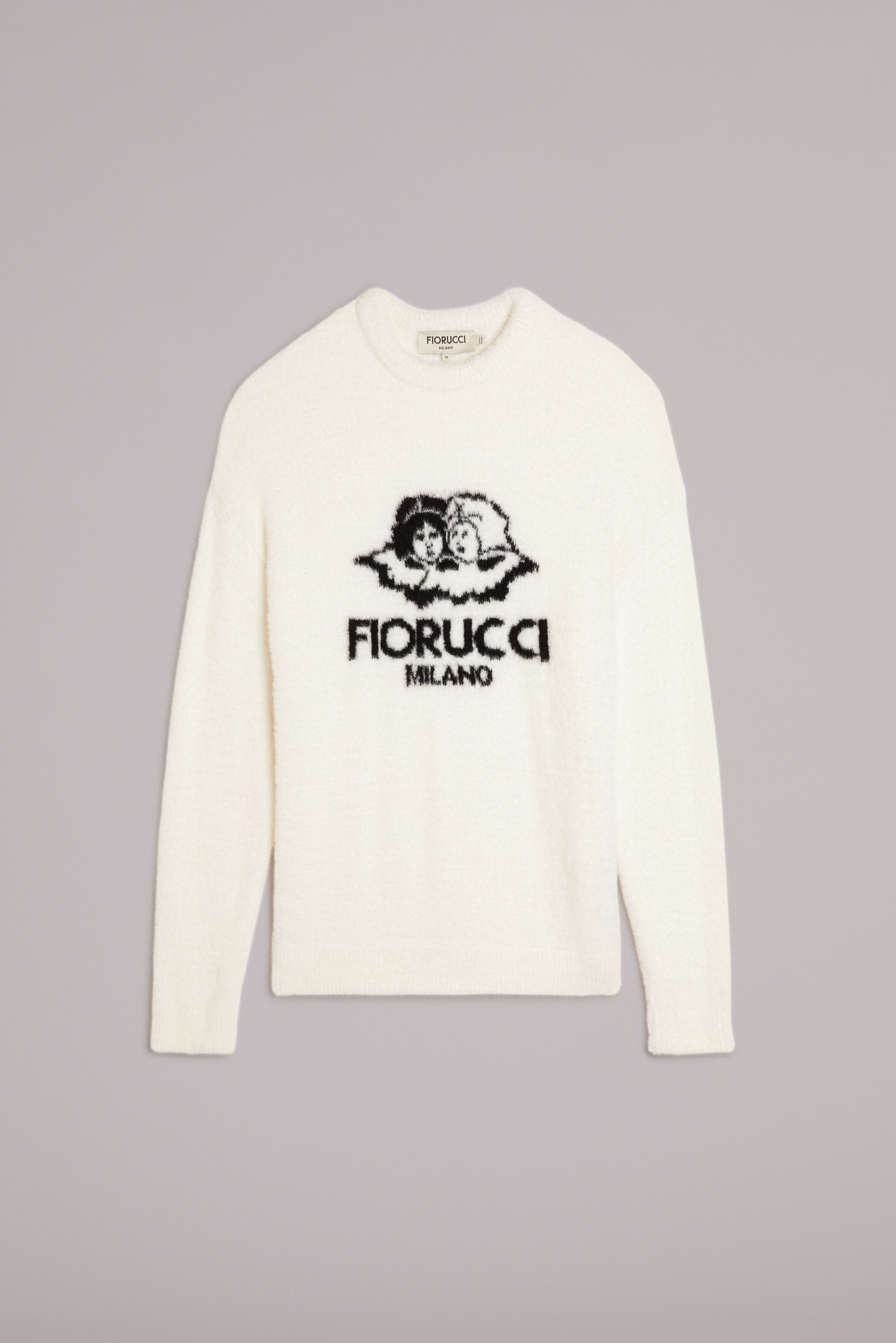Unisex Milano Angels Knit Jumper White