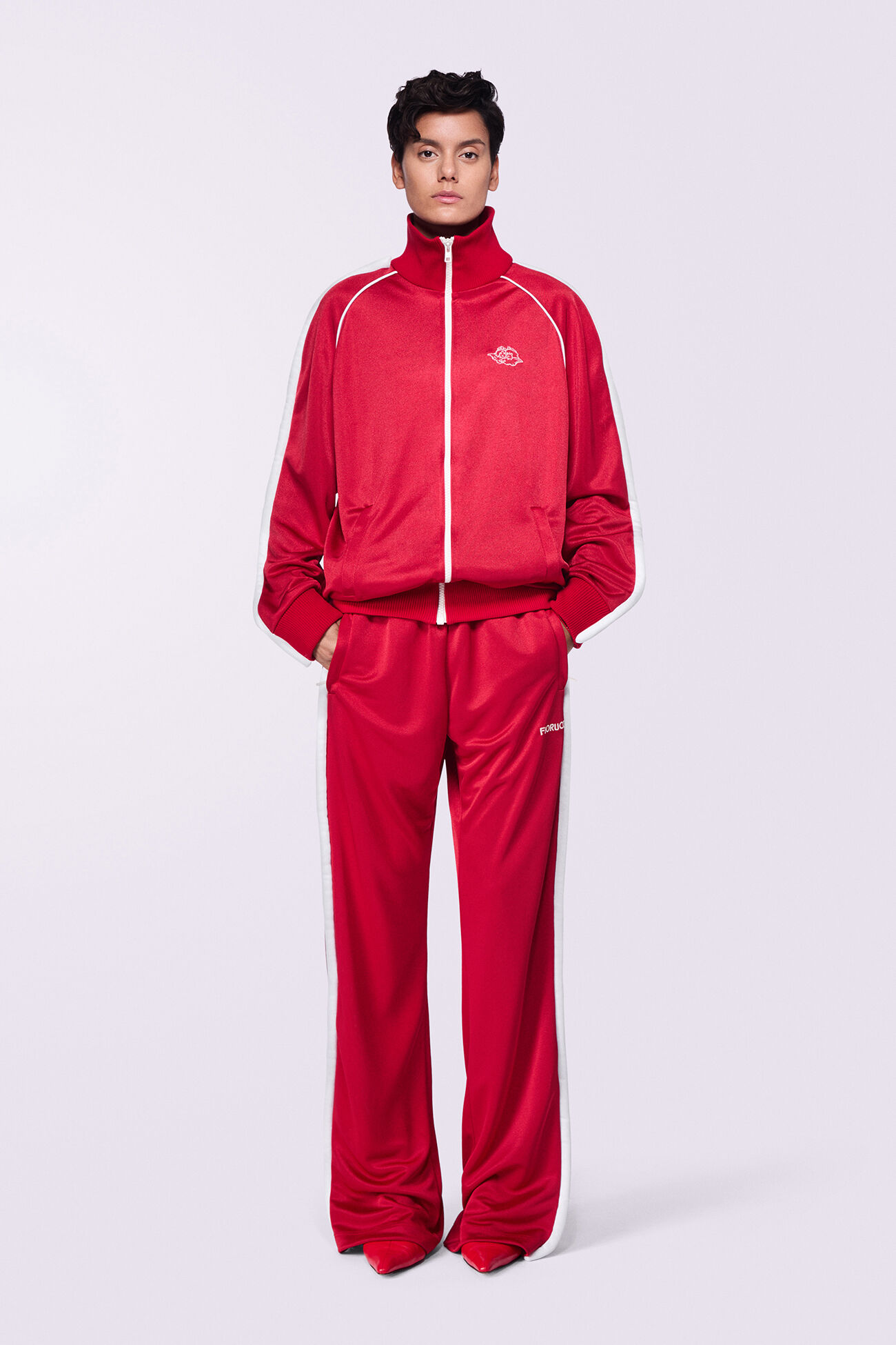 Unisex Tracksuit Sweatshirt Red