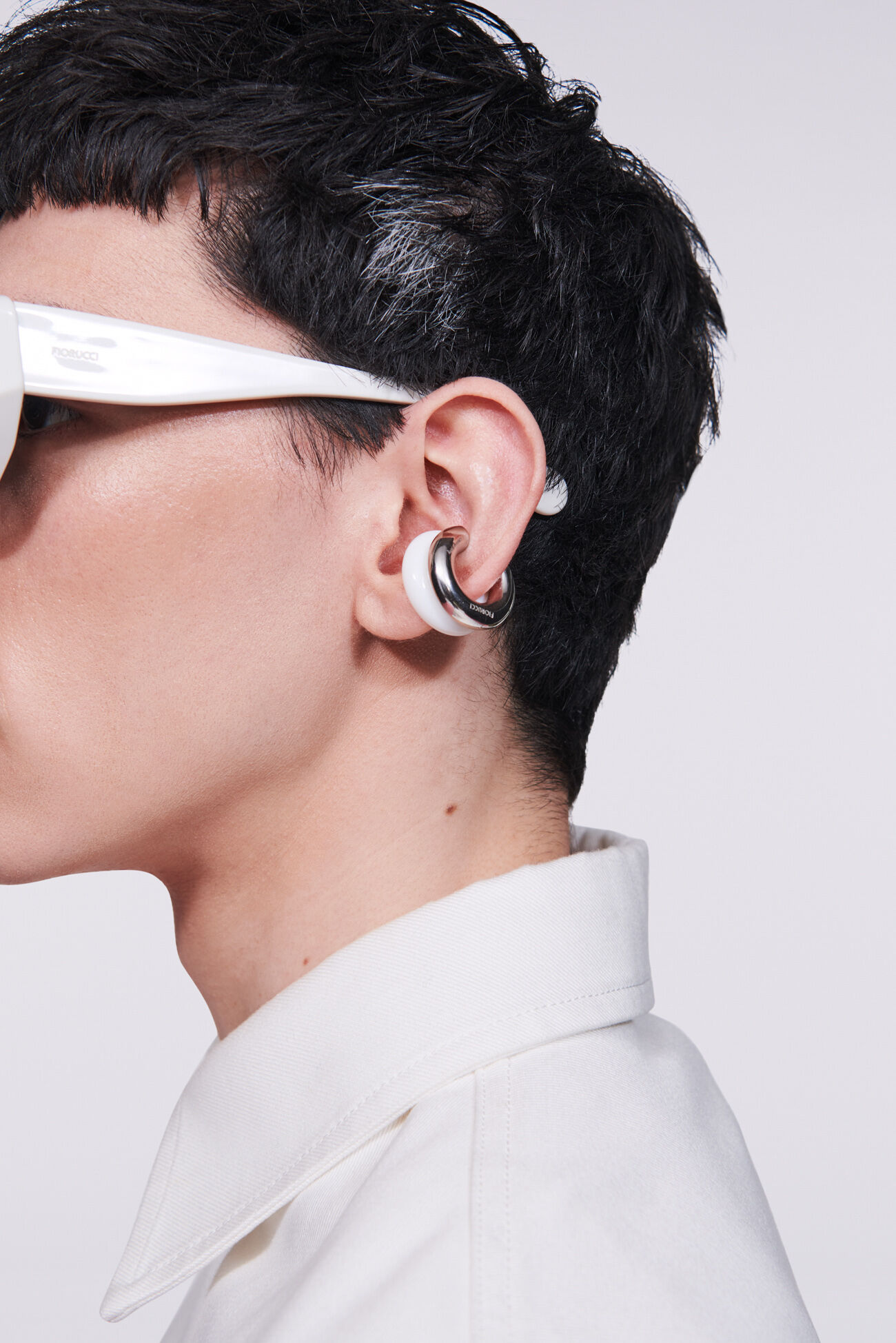 Ear Cuff White
