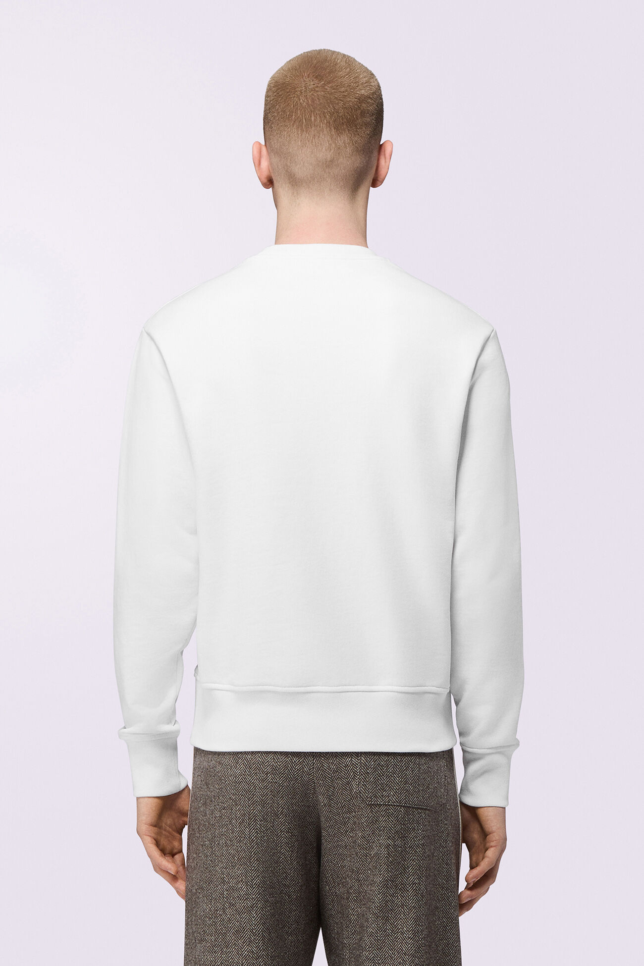 Varsity Logo Regular Sweatshirt White