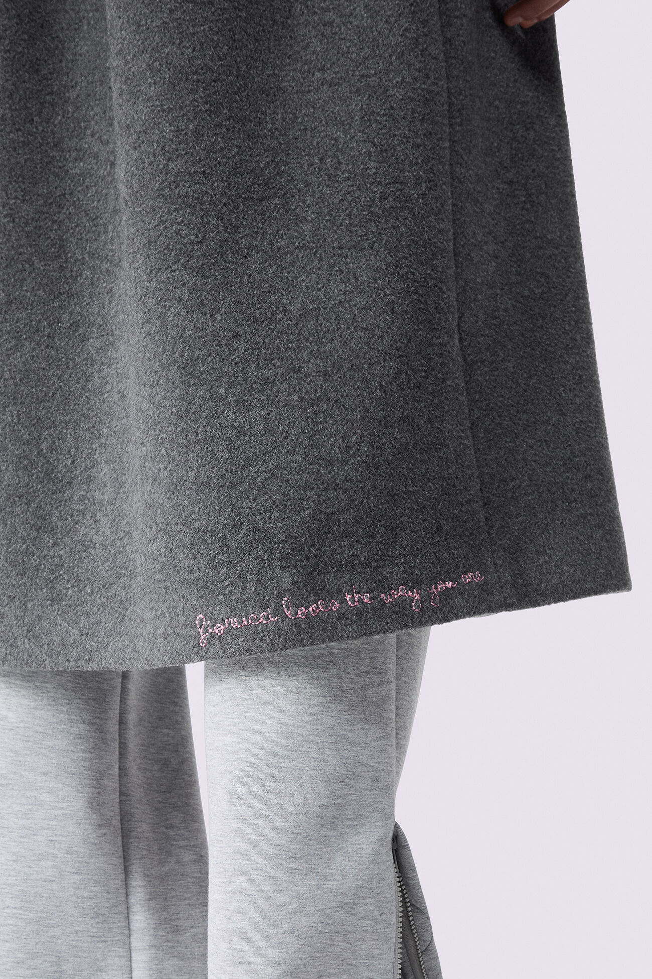 Unisex Popsicle Loden Coat Grey