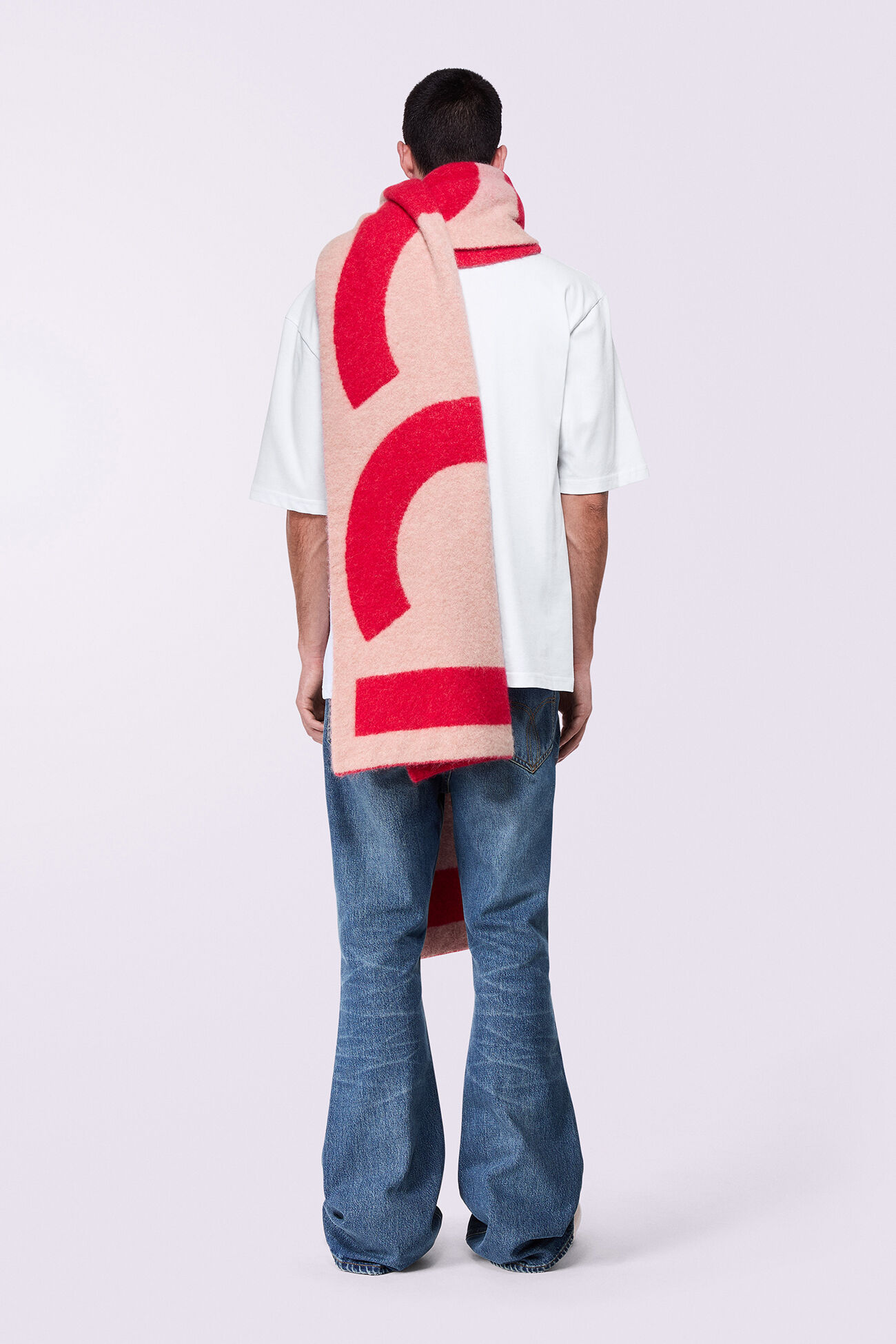 Logo Scarf Red