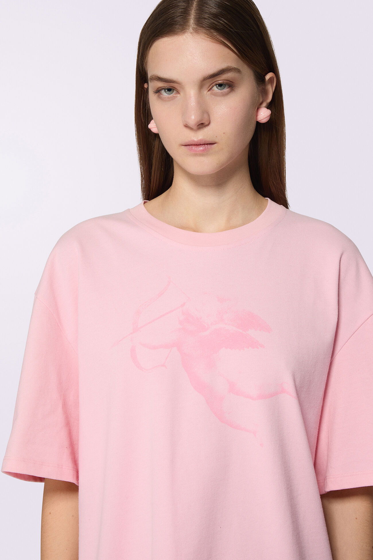 Unisex Cupid Graphic T-Shirt Pink