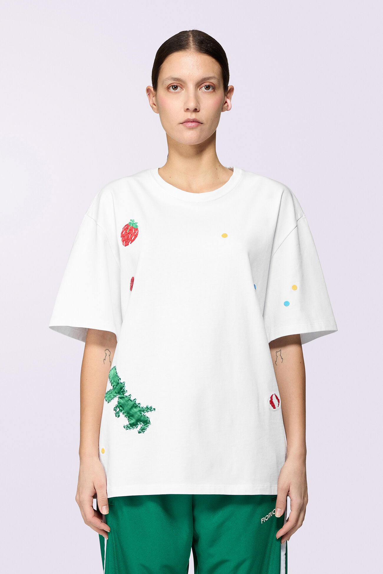 Unisex Dinosaur T-Shirt White