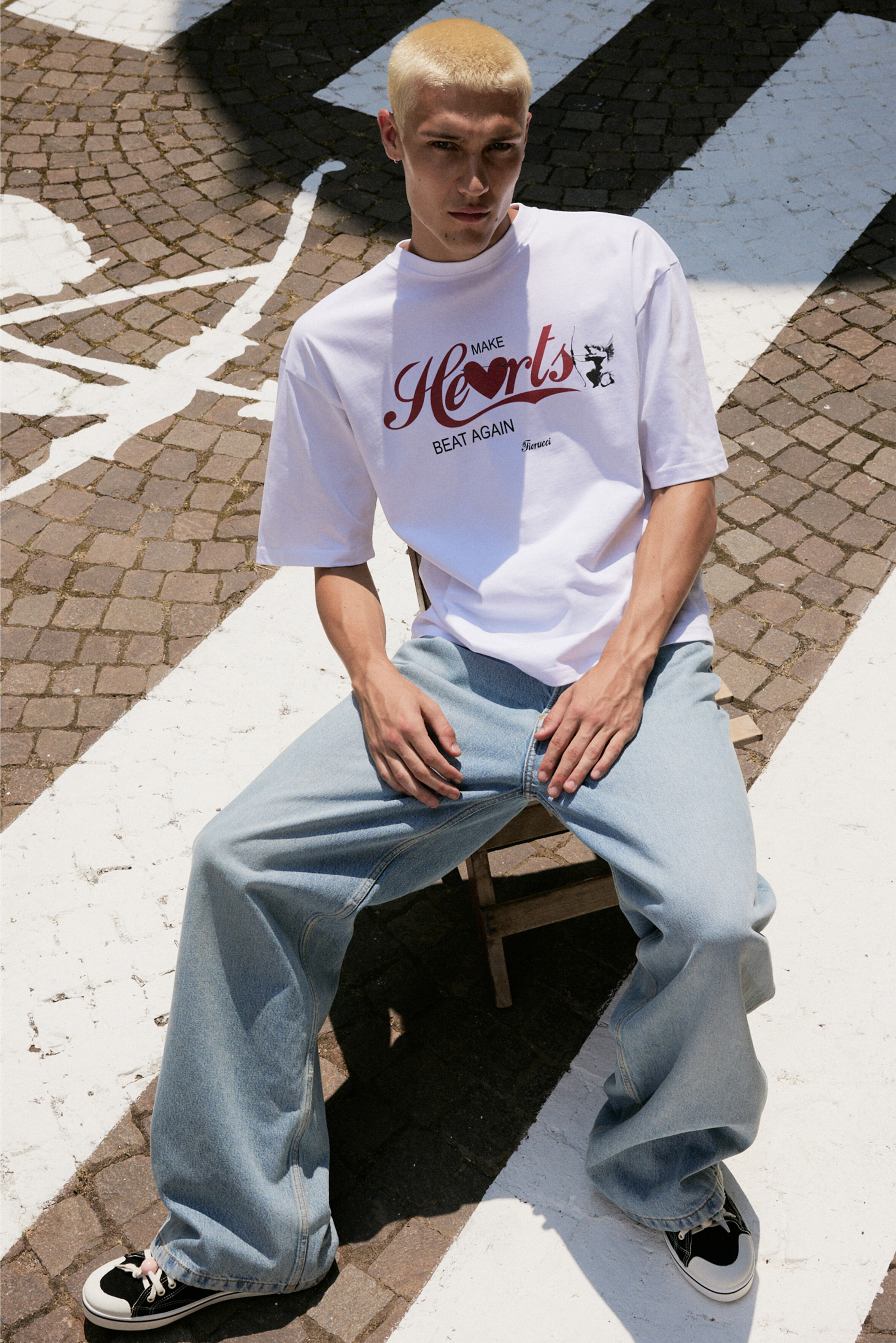 Make Hearts Beat Again T-Shirt White