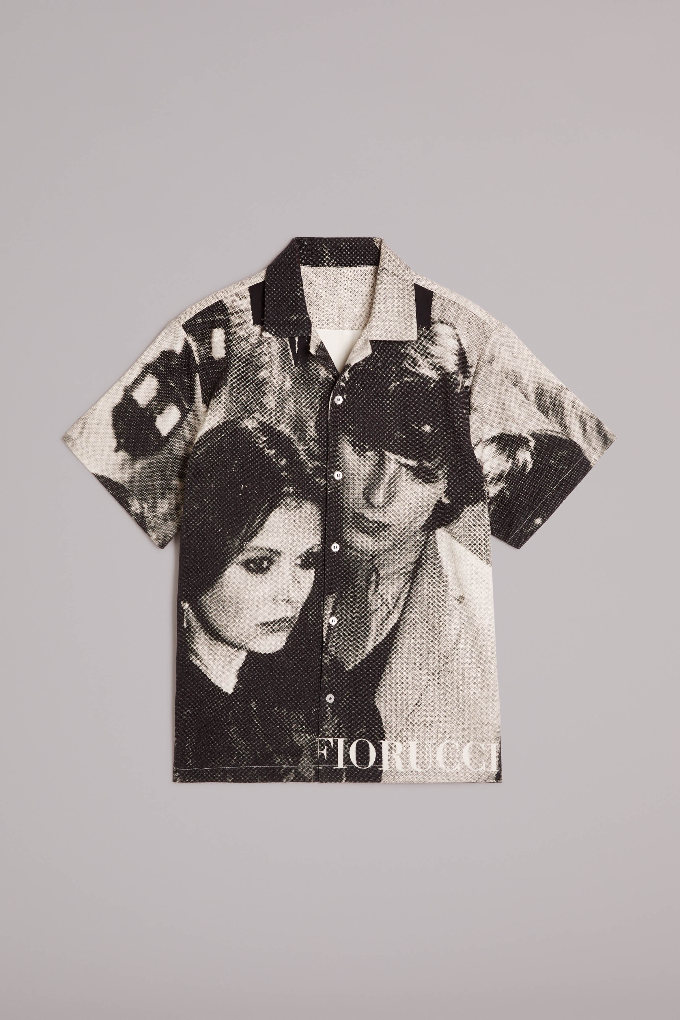 Massimo Bowling Shirt Grey