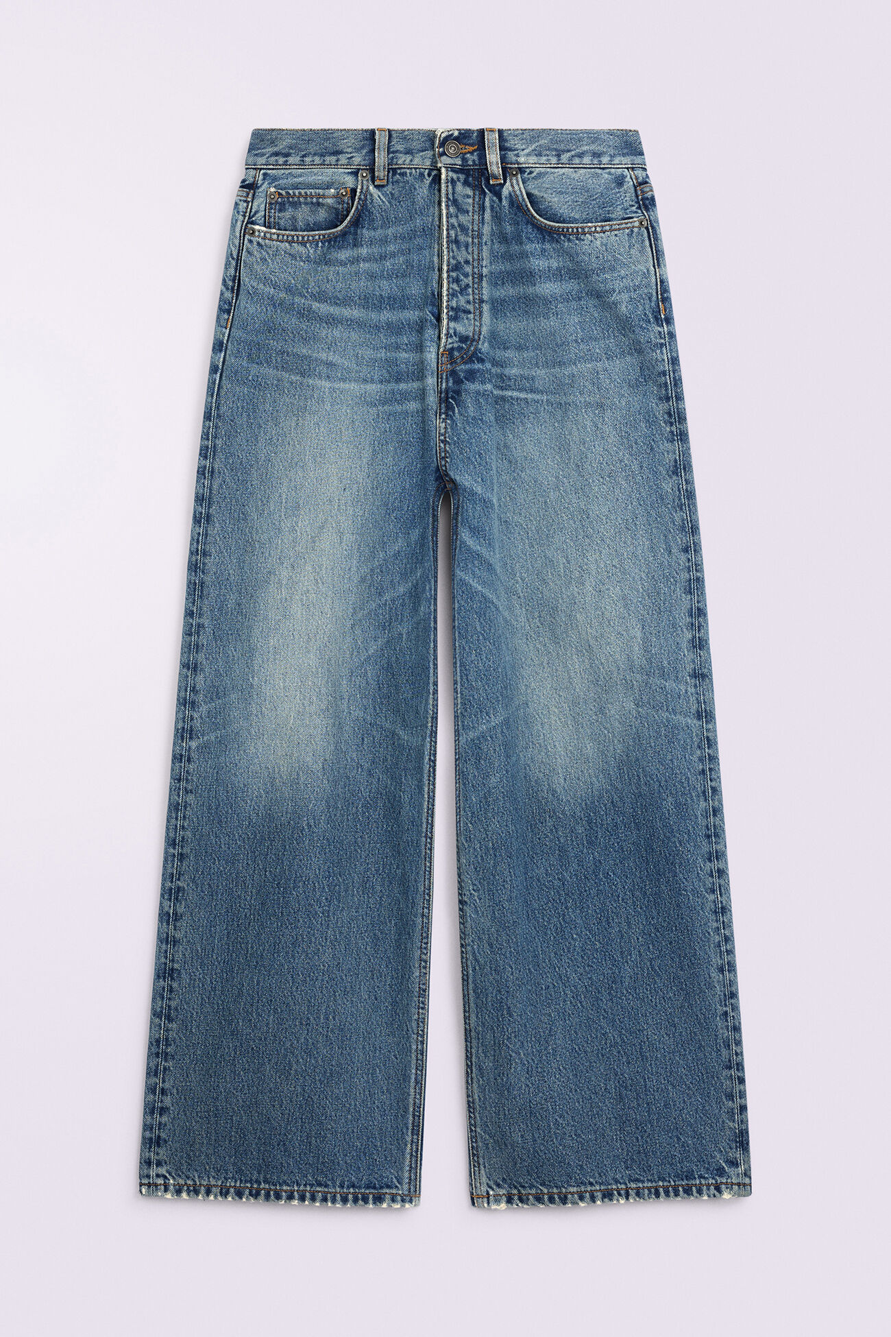 Made In Heaven Baggy Jeans Mid Blue