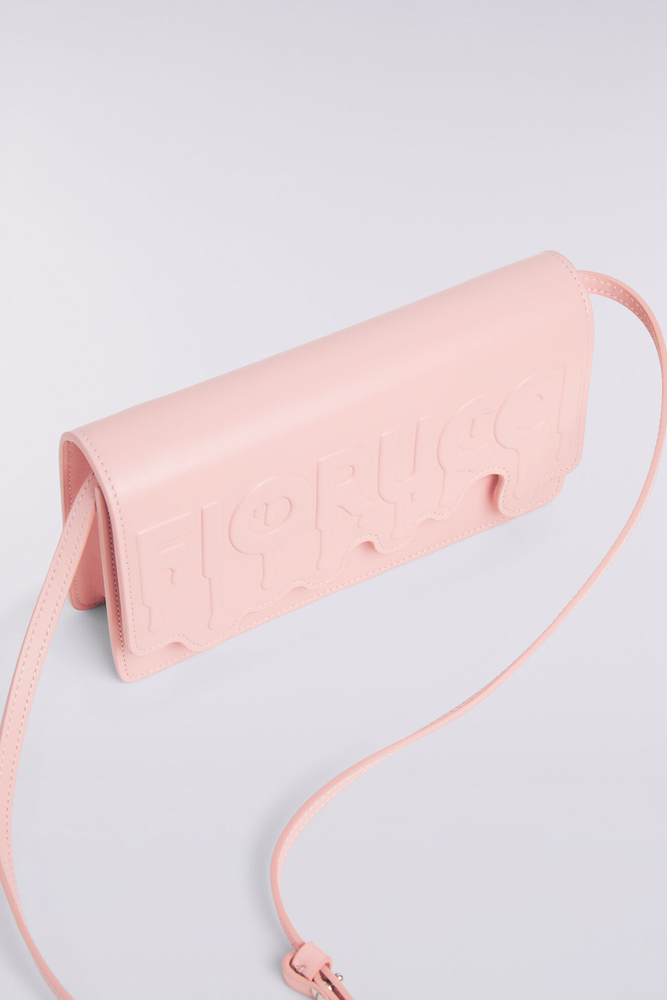 Melted Leather Bag Pink