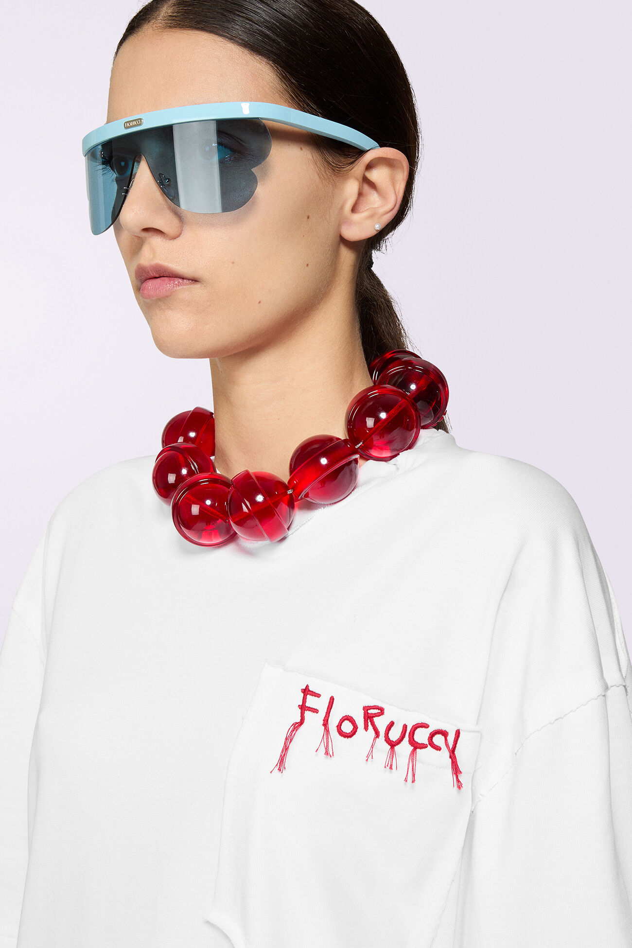Embroidered Logo T-Shirt White