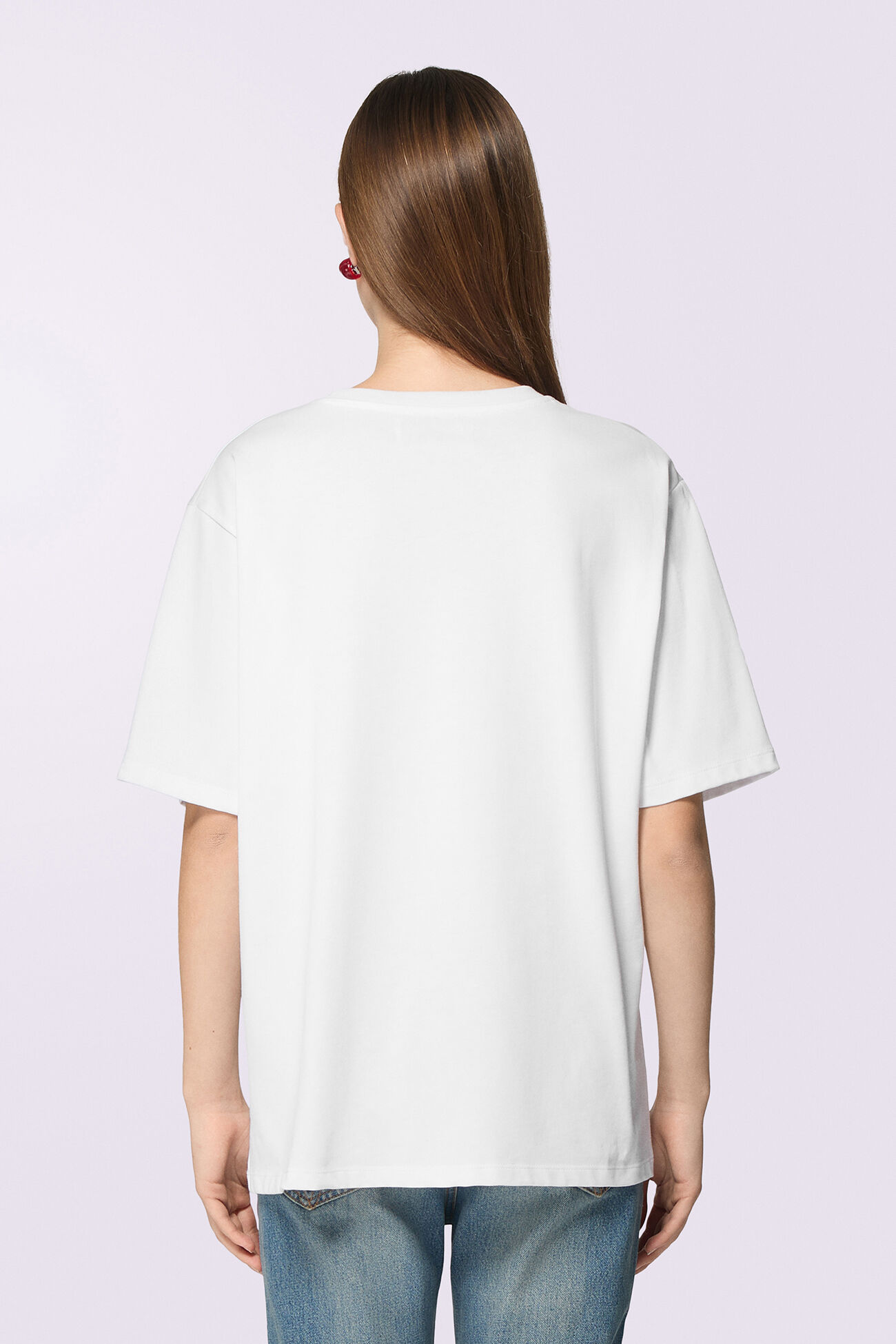 Unisex Cursive Logo T-Shirt White