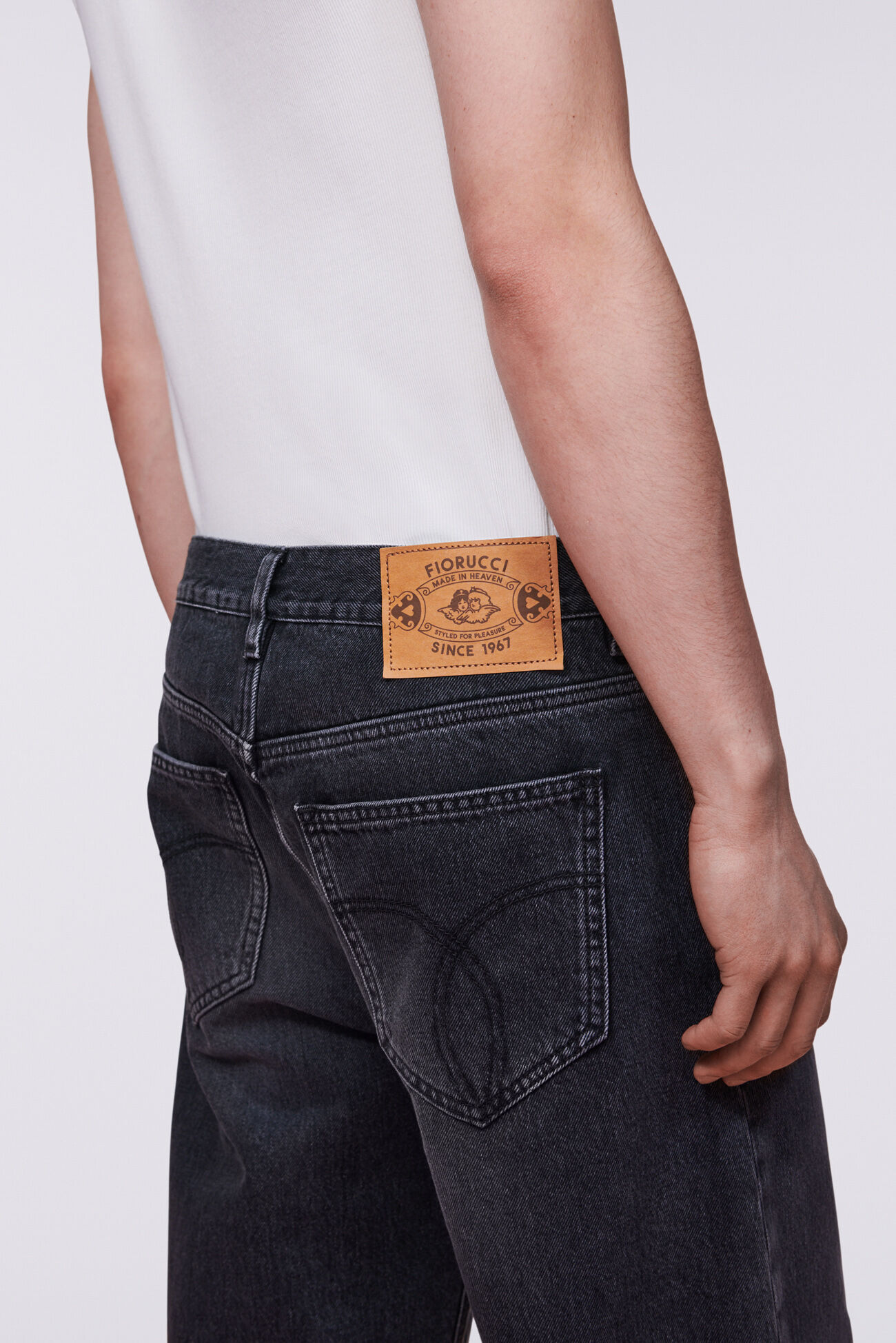 Denim Bermuda Shorts Black