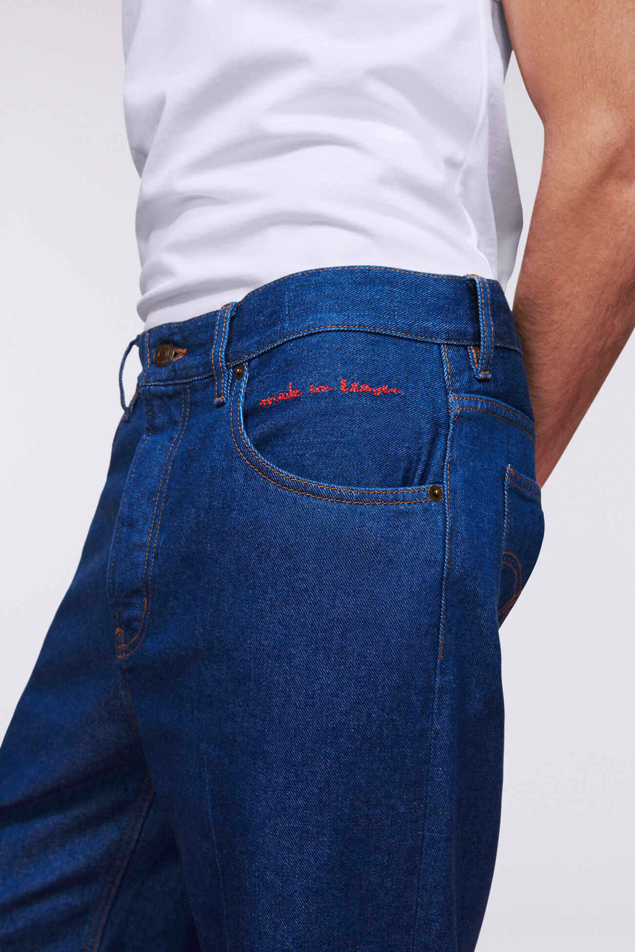 Patch Jeans Blue
