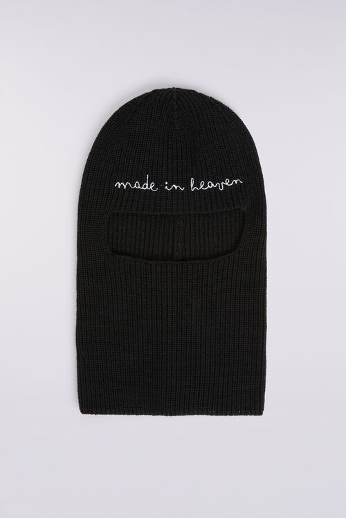 Embroidered Balaklava Black