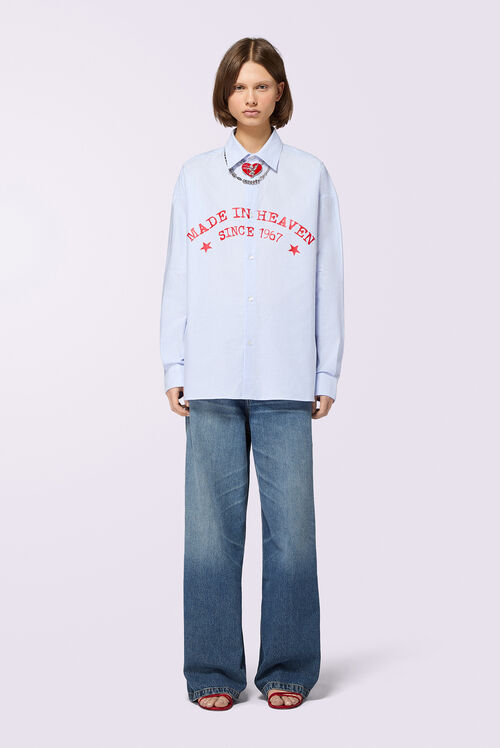 Made in Heaven Stripe Shirt Blue