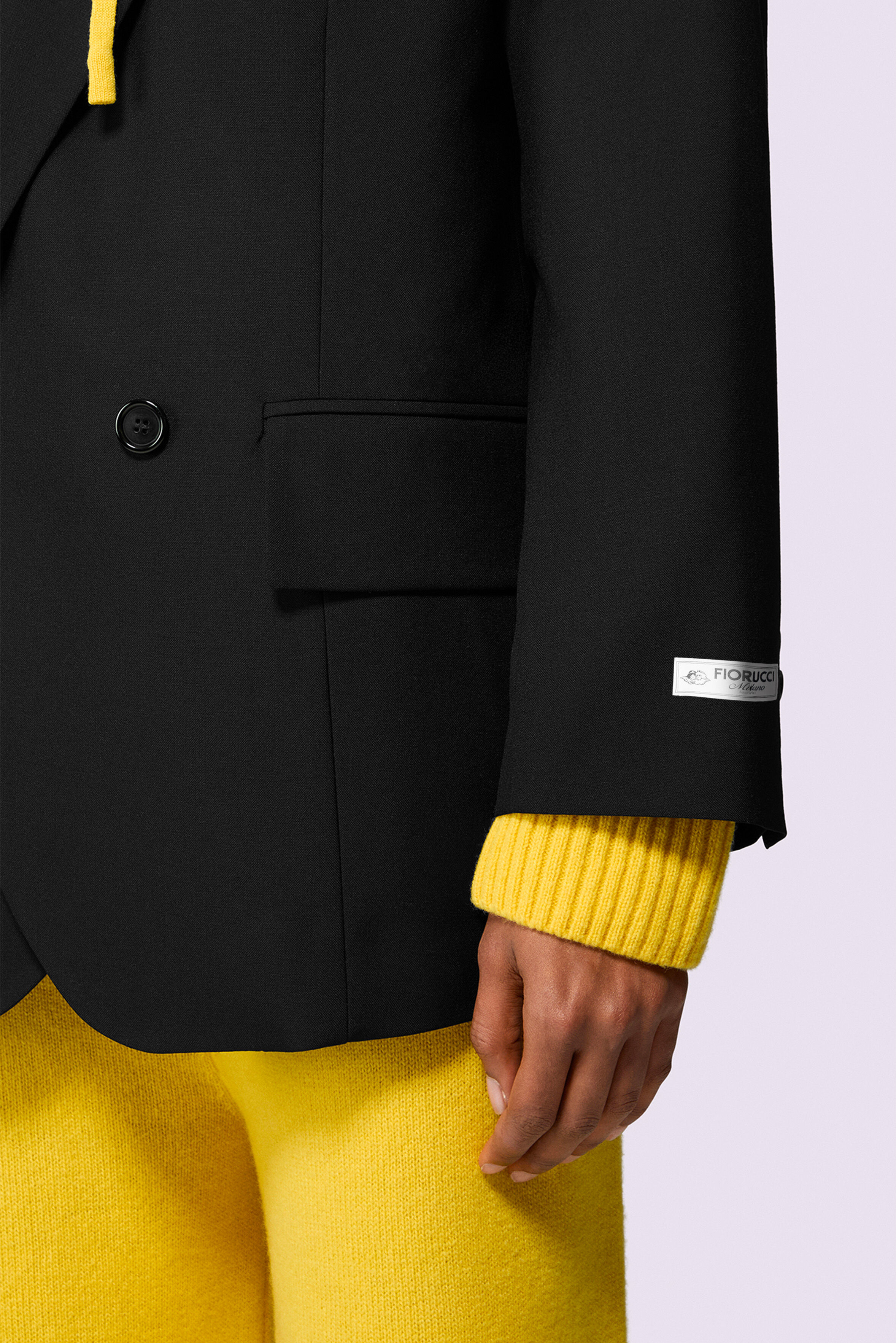 Double Breasted Blazer Black