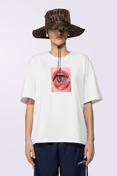 Cherry Mouth T-Shirt White