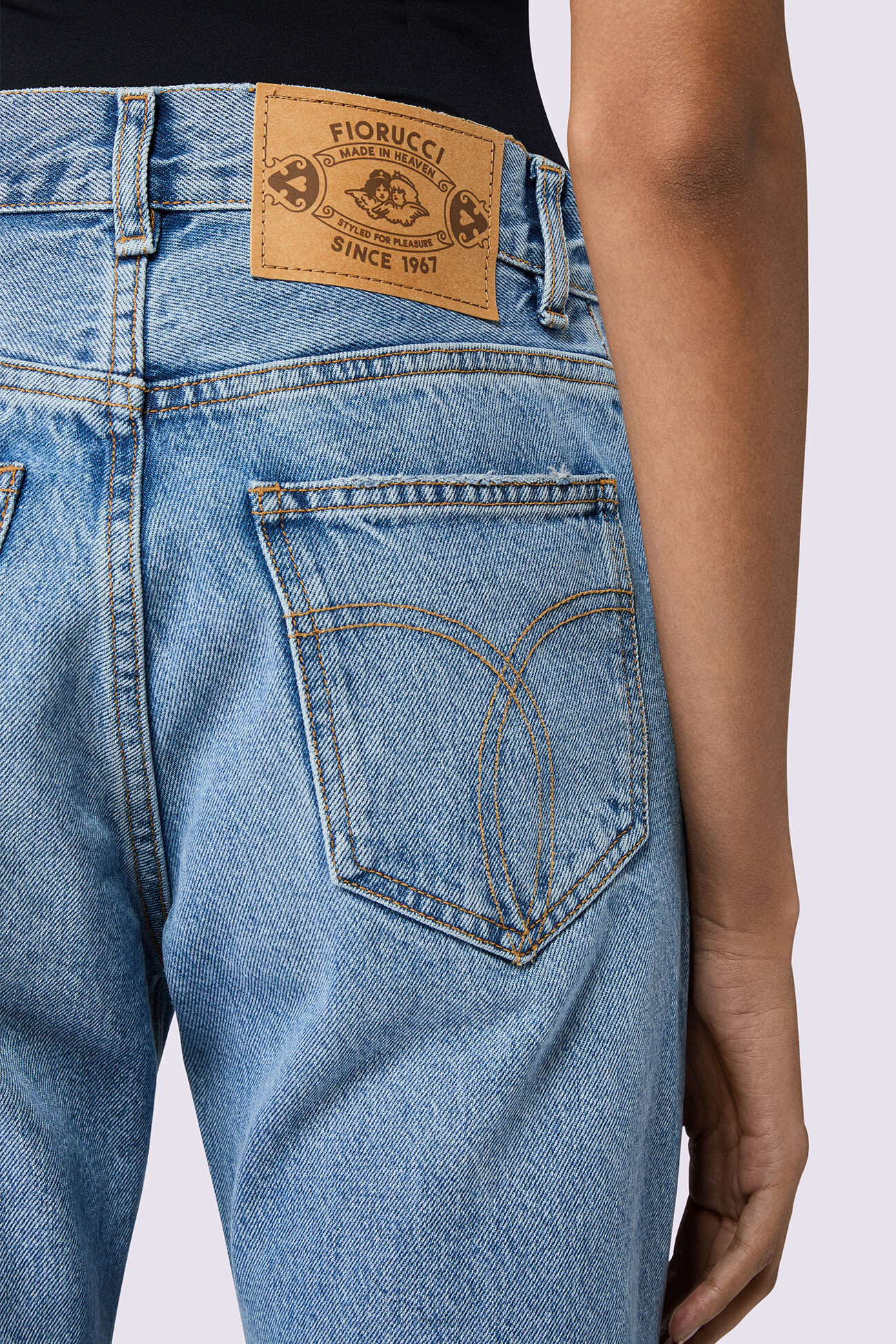 Straight Fit Jeans Light Blue
